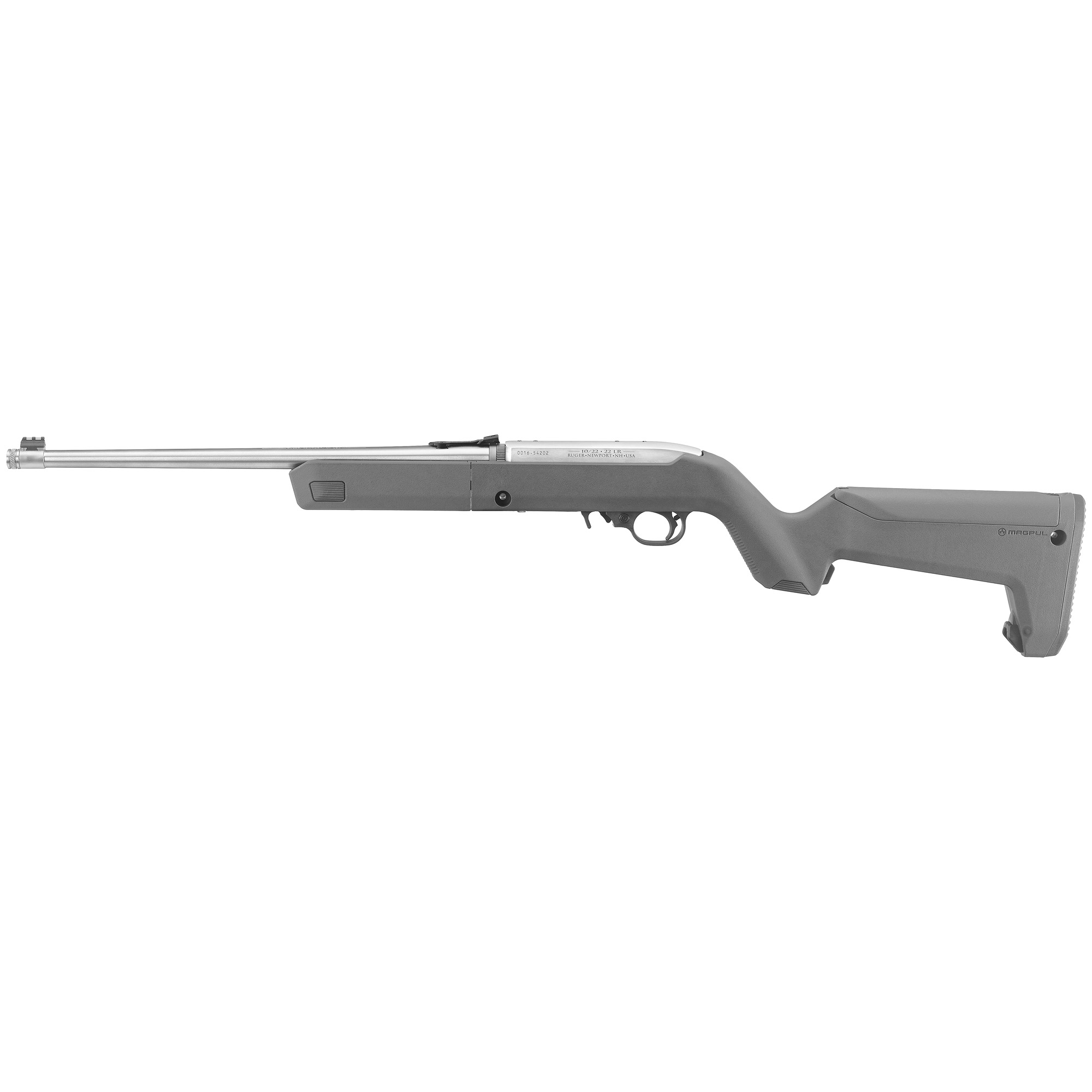 Ruger 10/22 Takedown Rifle 16.4″ 22 LR 10rd Adjustable Fiber Optic – Gray