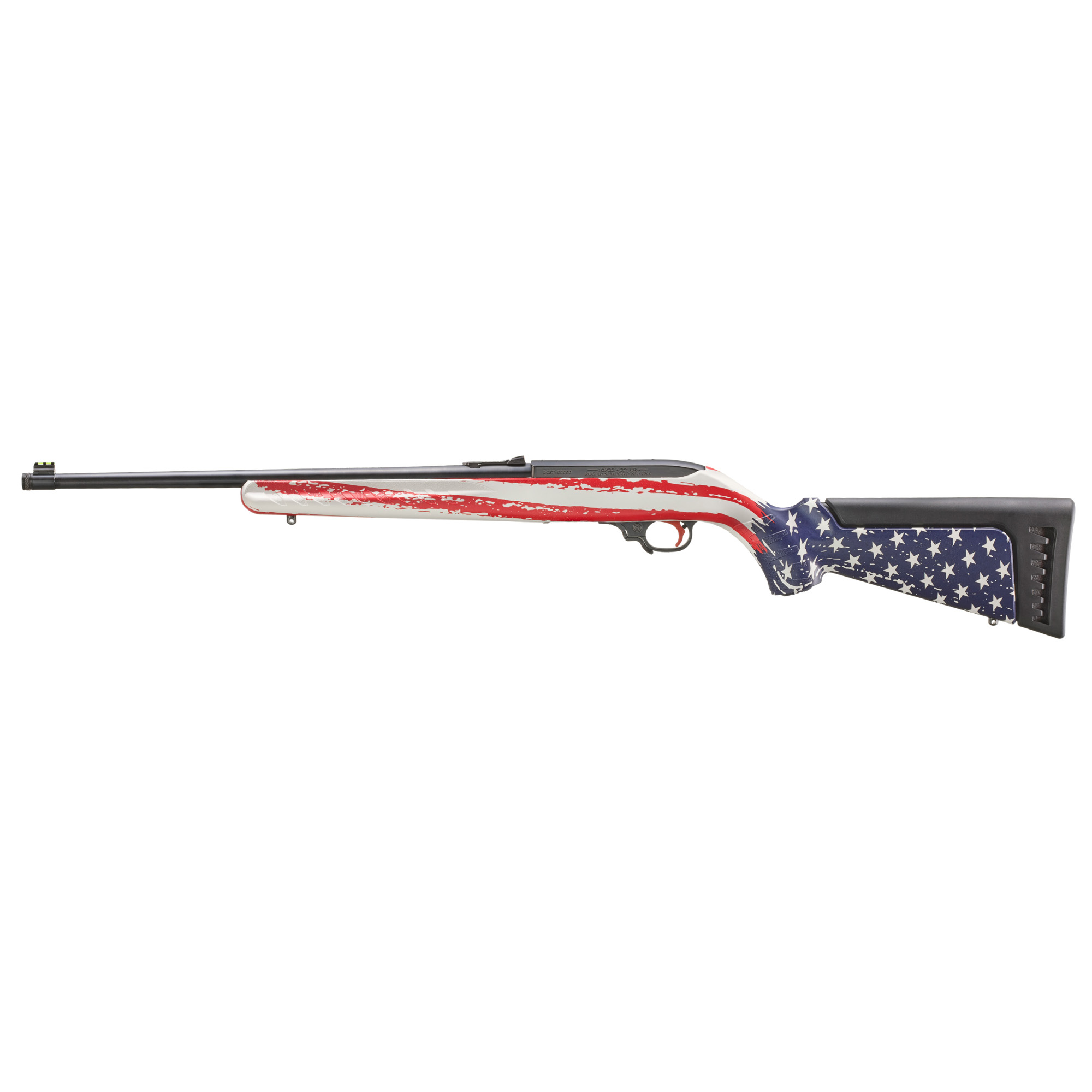 Ruger 10/22 Vote 2024 18.5″ 22 LR 10rd Adjustable Rear, Bead Front Sight – American Flag