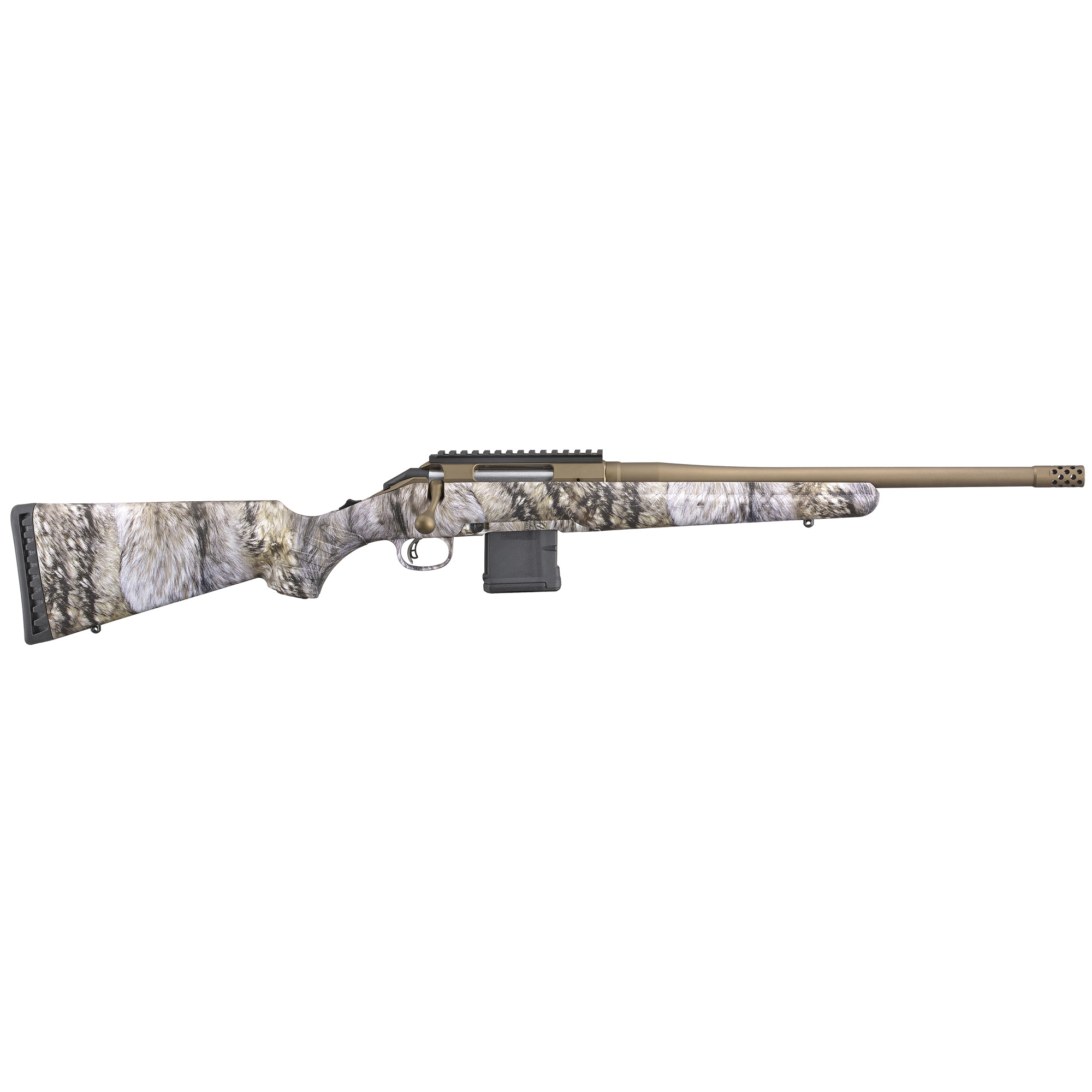 Ruger American TALO Rifle 16.12″ 223 Remington 20rd – Bronze