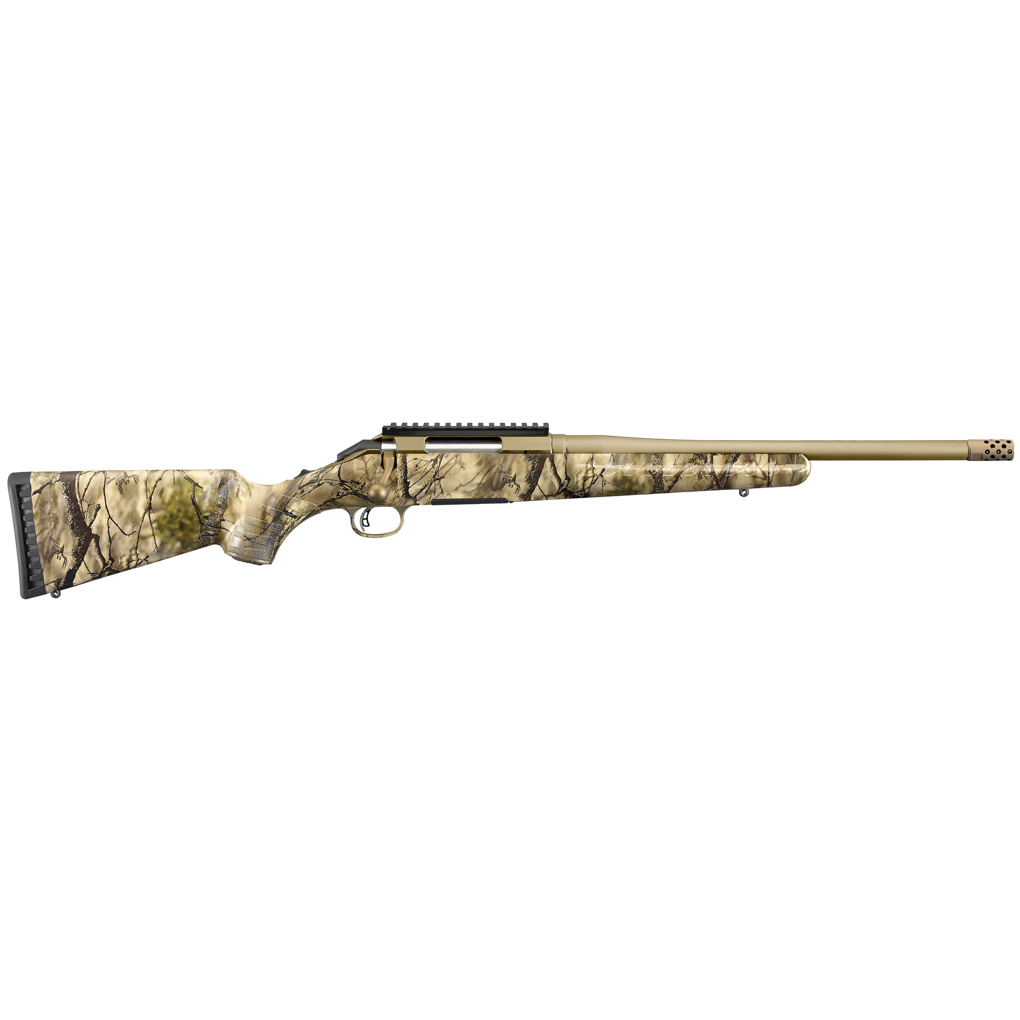 Ruger American Compact 16.1″ 243 Winchester 4rd – Bronze