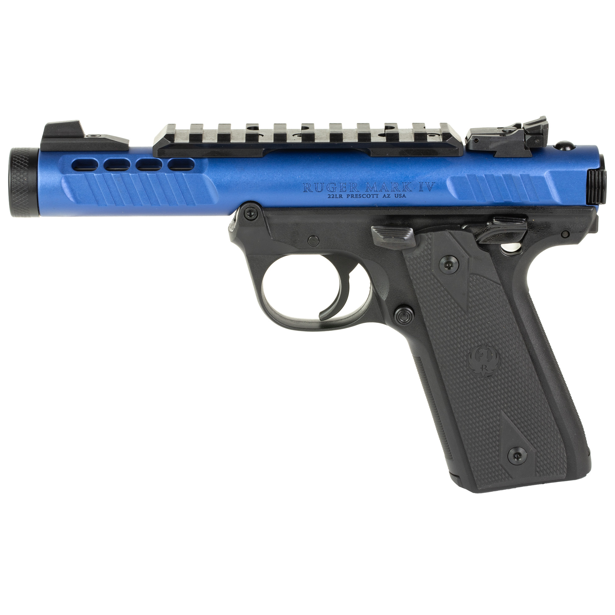 Ruger Mark IV 22/45 4.4″ 22 LR 10rd Adjustable Rear Sight – Blue