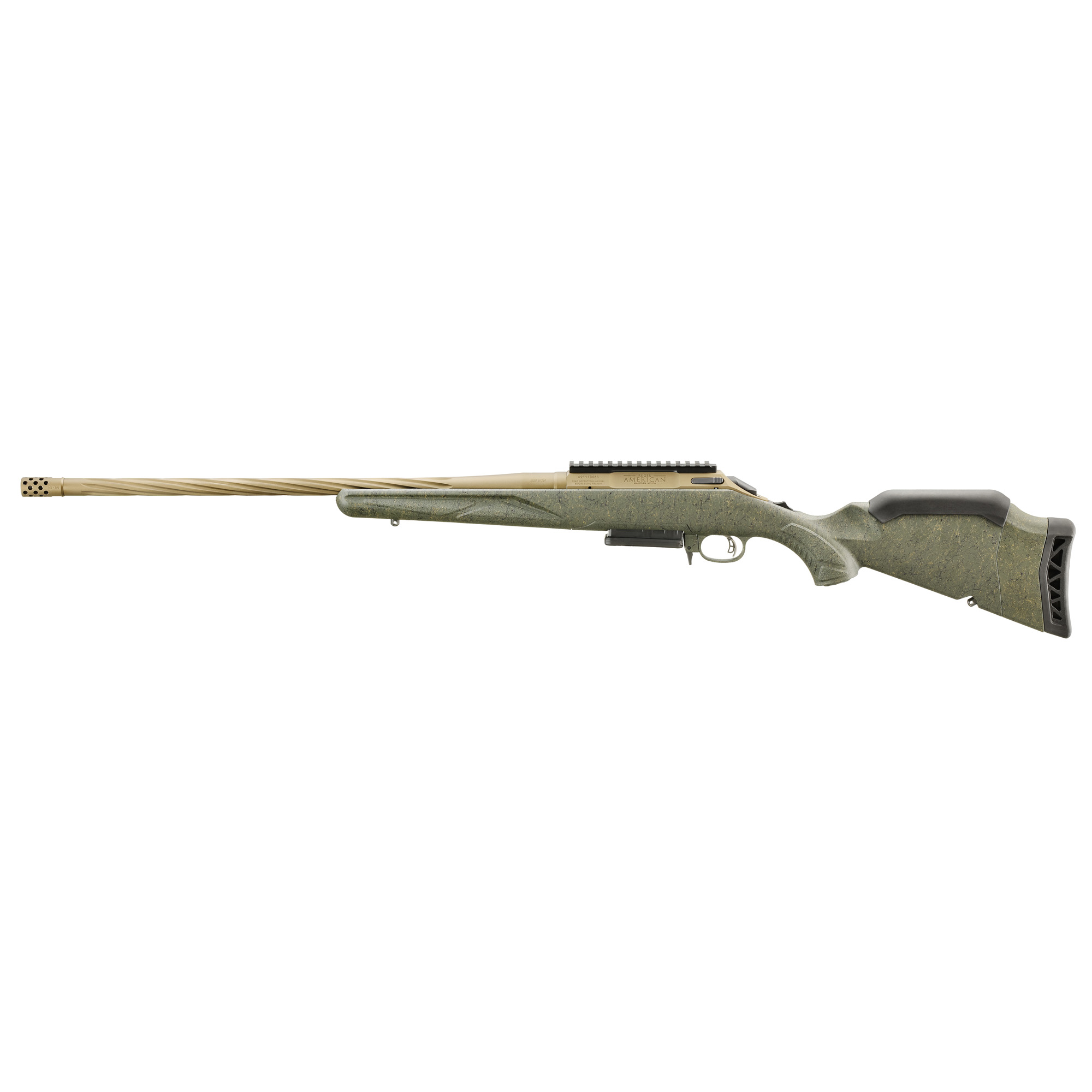 Ruger American Generation II Rifle 22″ 350 Legend 5rd – Burnt Bronze