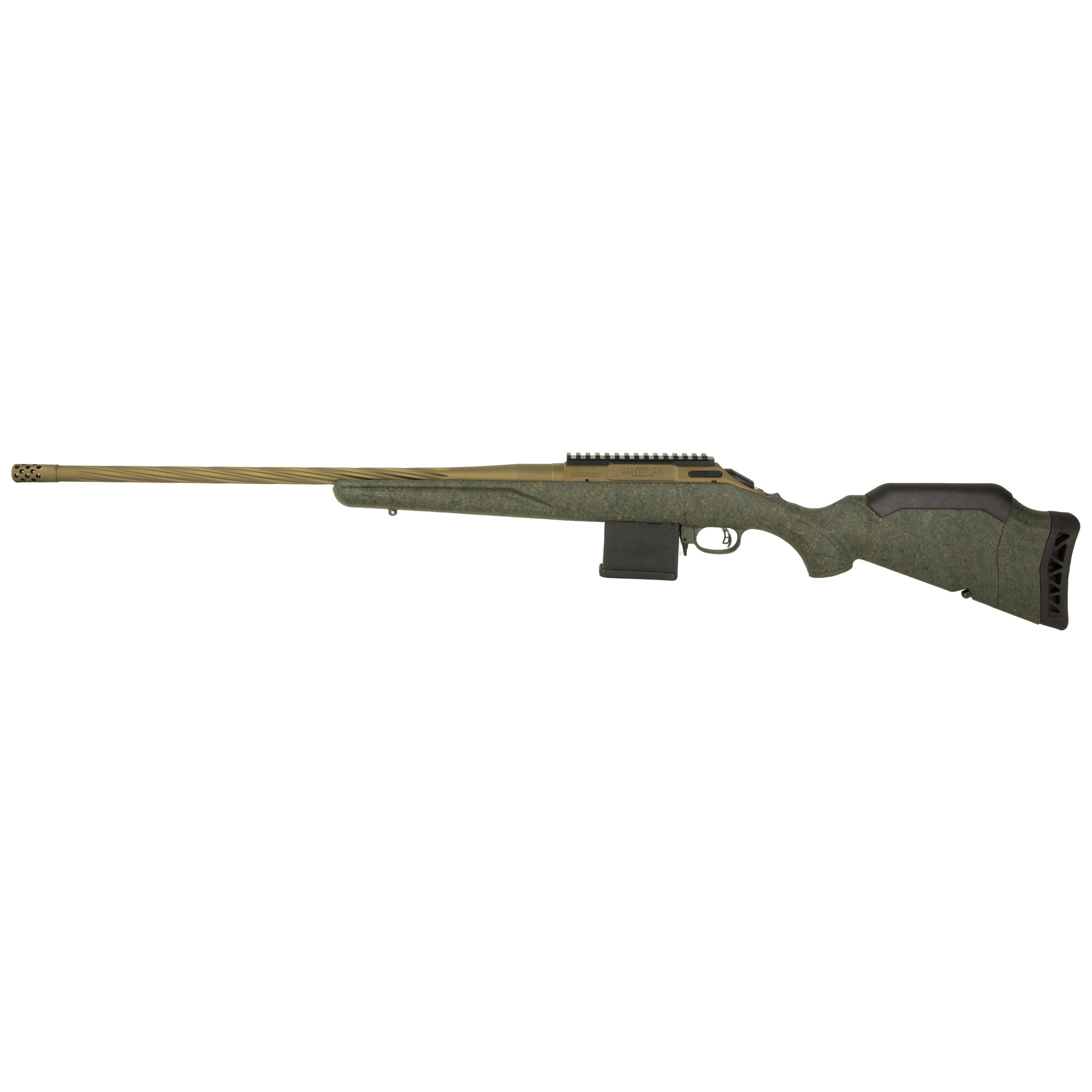 Ruger American Generation II Rifle 22″ 204 Ruger 10rd – Burnt Bronze