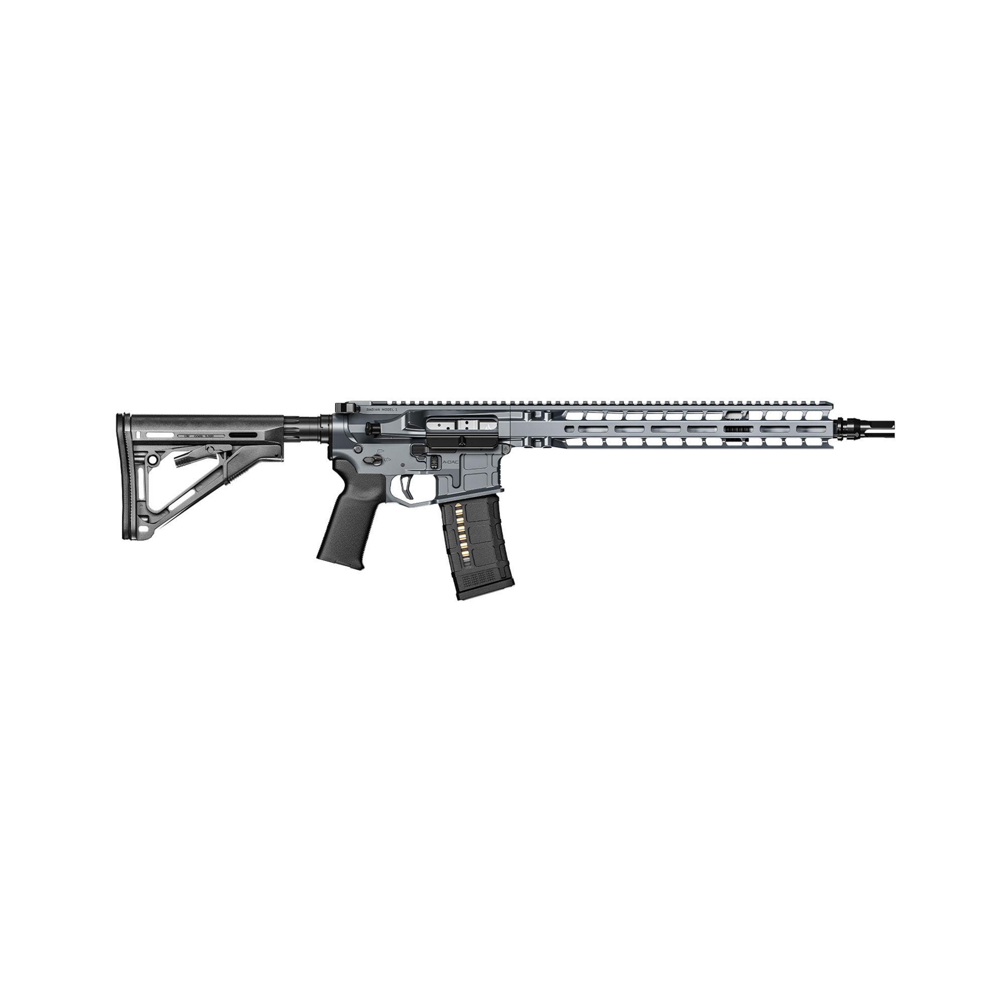 Radian Model 1 AR 14.5″ Pinned (16″ OAL) 223 Wylde 5.56 NATO 30rd – Gray