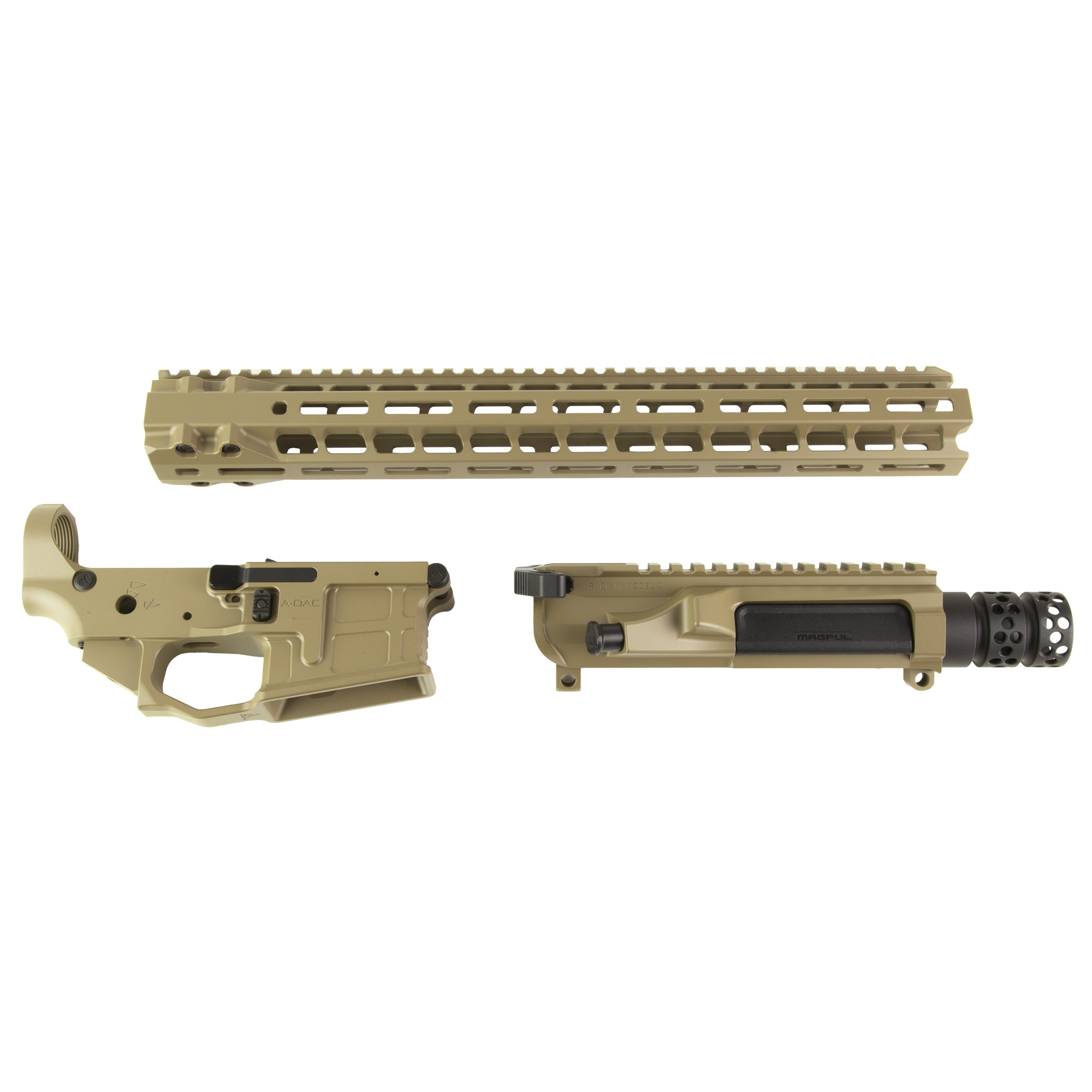 Radian AX556 Lower/Upper Set 223 Remington 556NATO – Flat Dark Earth