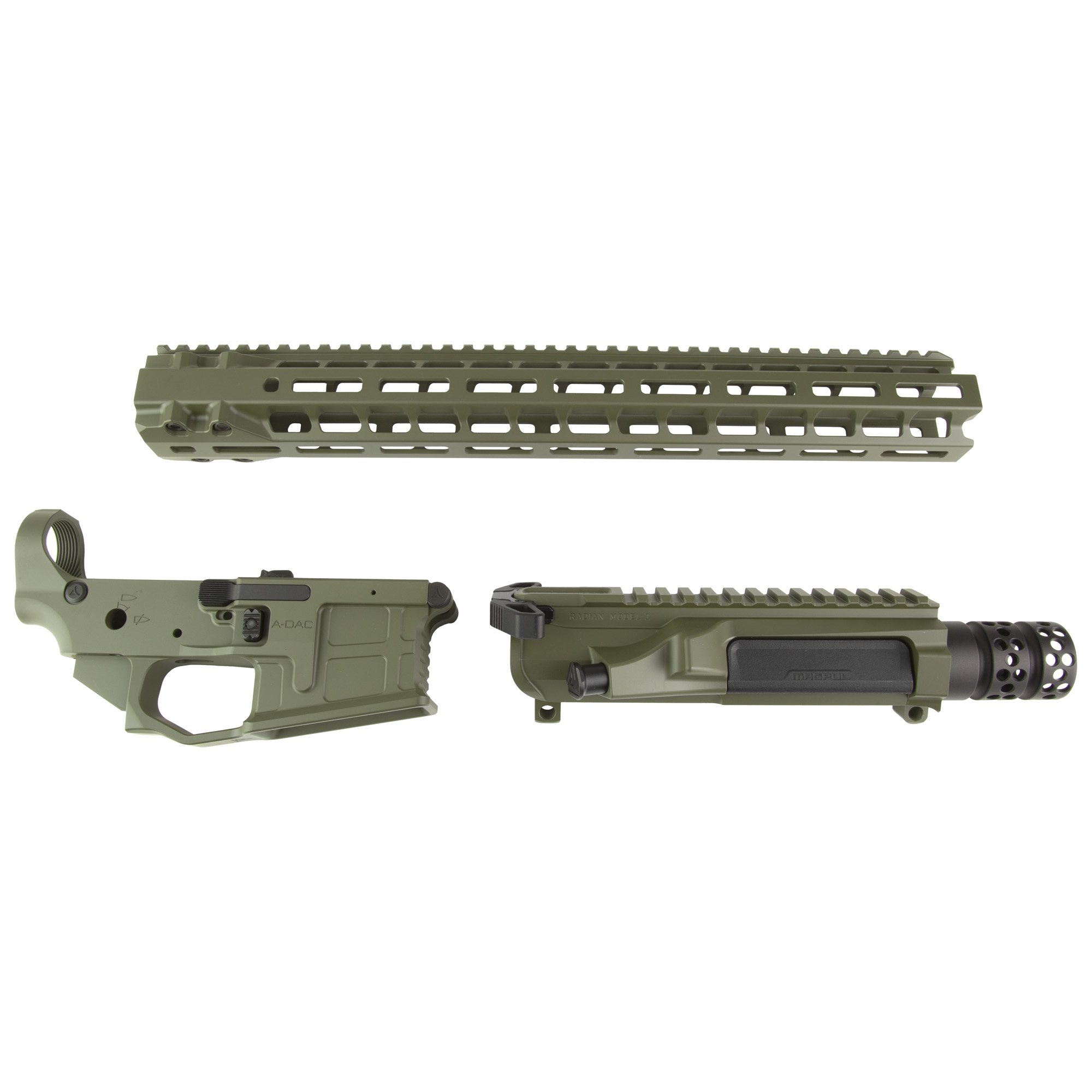 Radian AX556 Lower/Upper Set Multi – Olive Drab Green