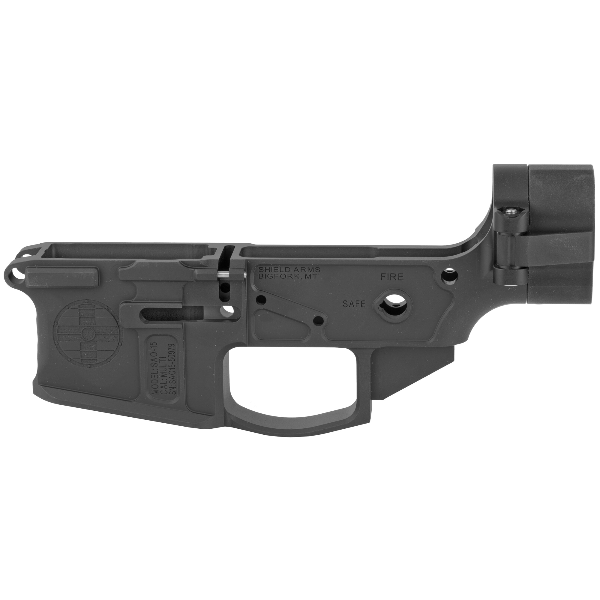 Shield Arms SA-15 Side Folding Stripped Lower Receiver 223 Remington 5.56 NATO – Black