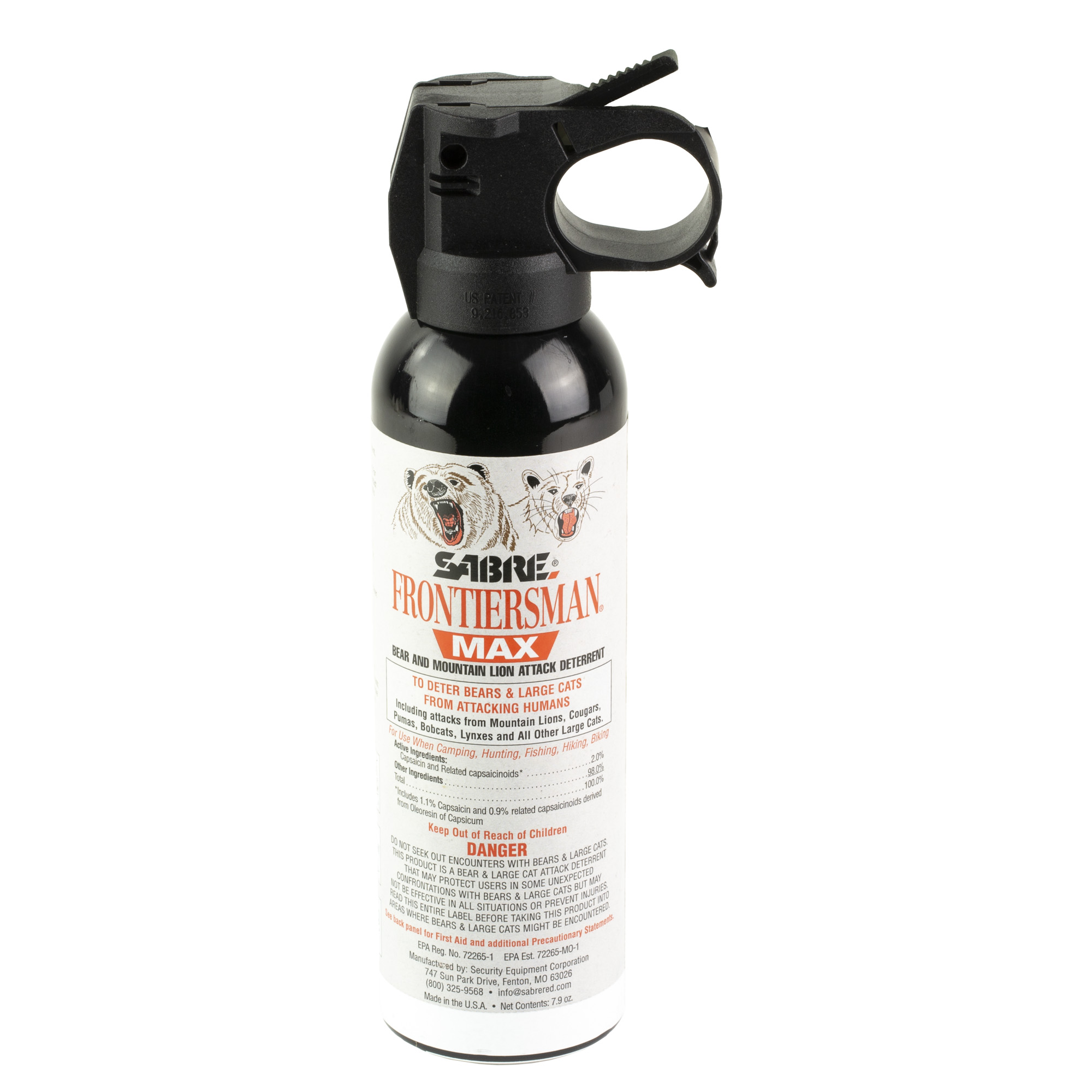 Sabre Frontiersman Max Spray 7.9oz – Black