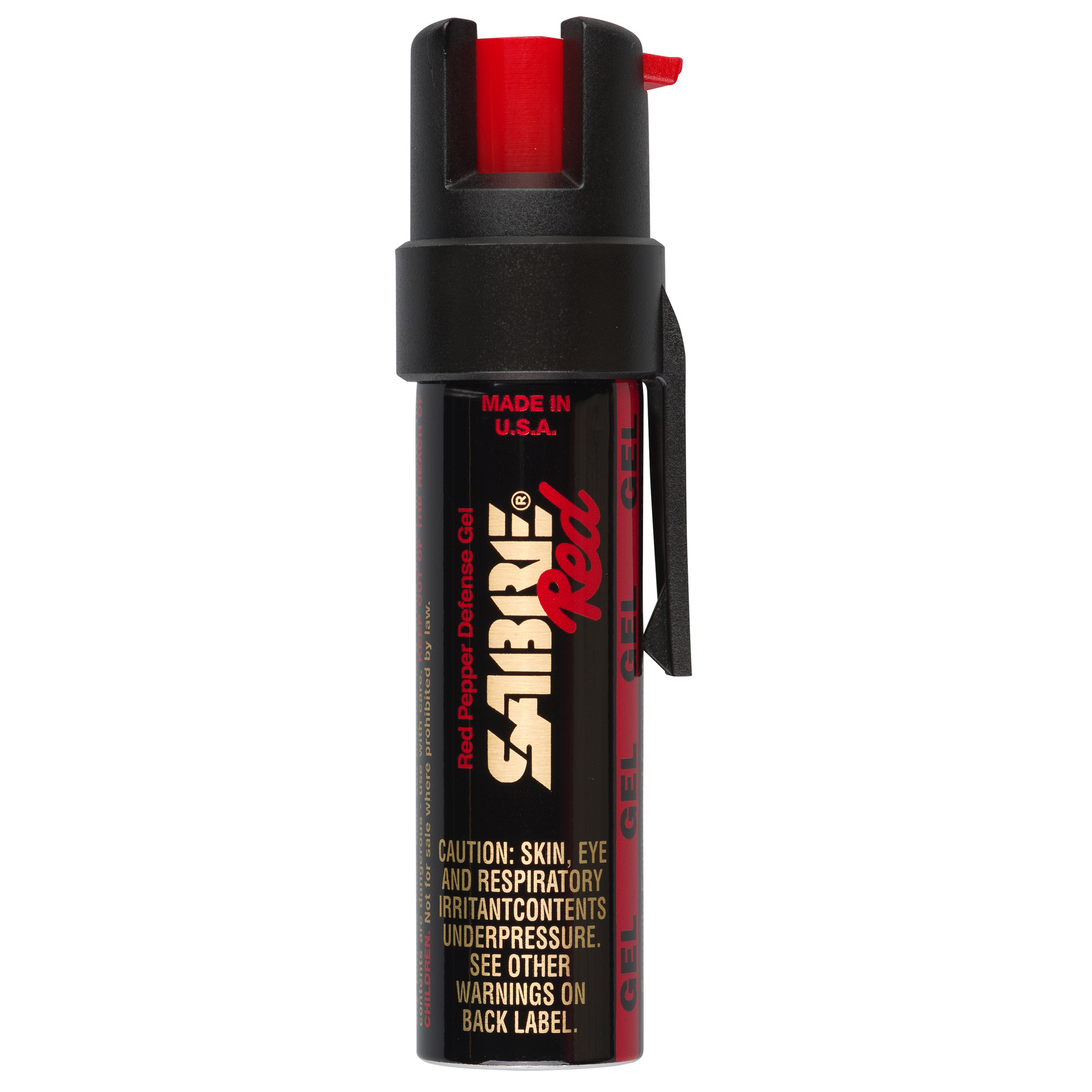 Sabre Red Pepper Defense Gel Pepper Gel .75oz – Black