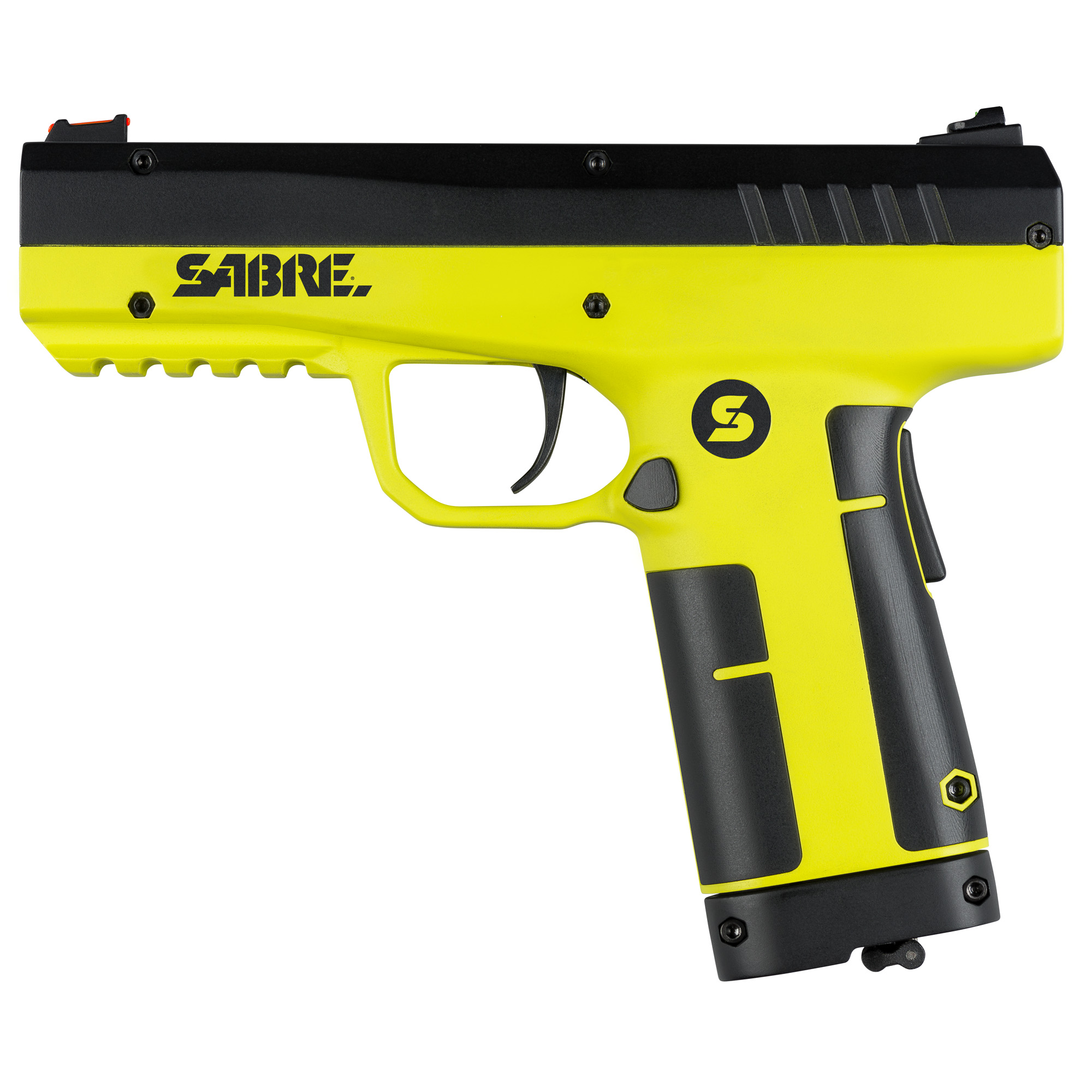 Sabre Pepper Launcher Compact Pepper Spray – Yellow