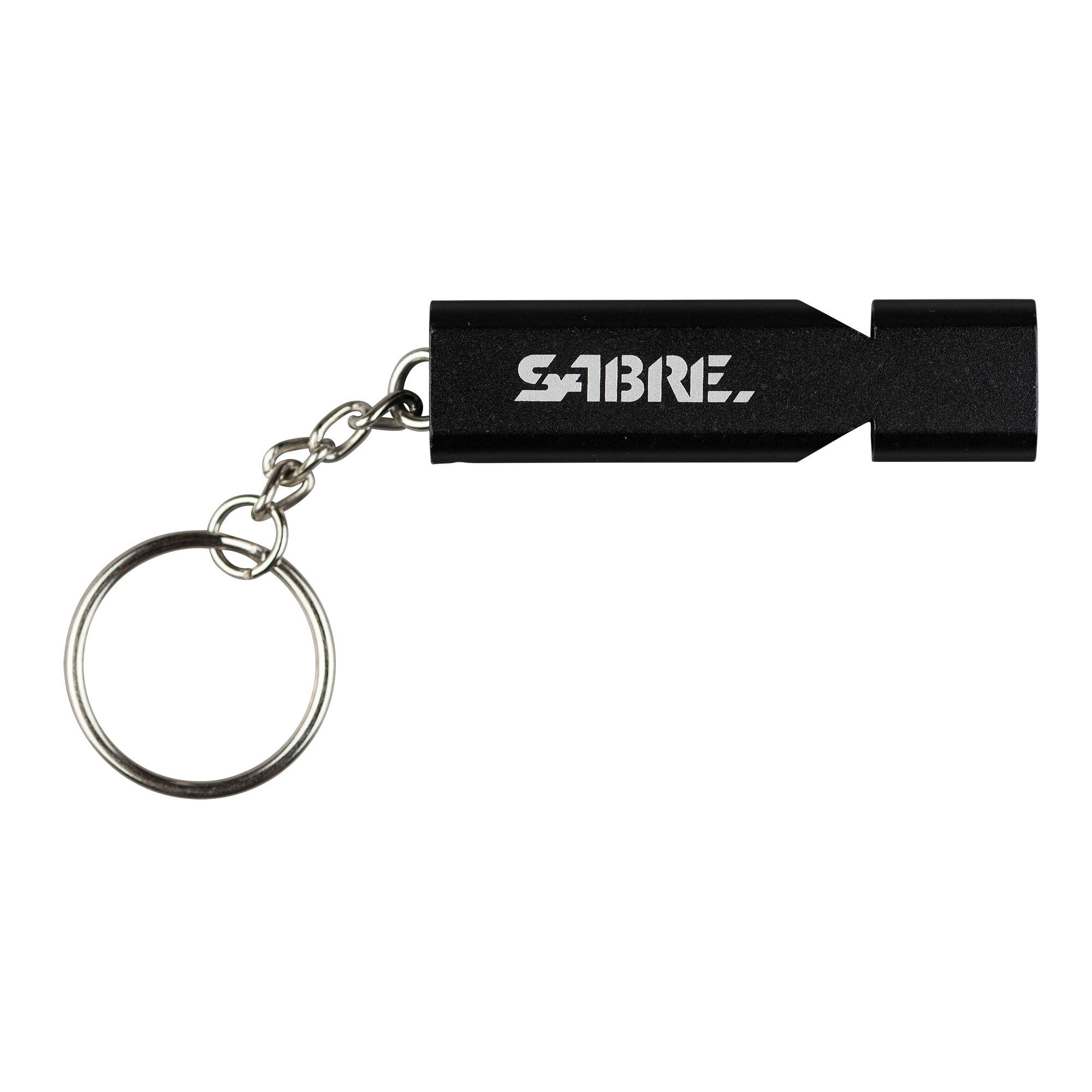 Sabre Whistle Keychain – Black