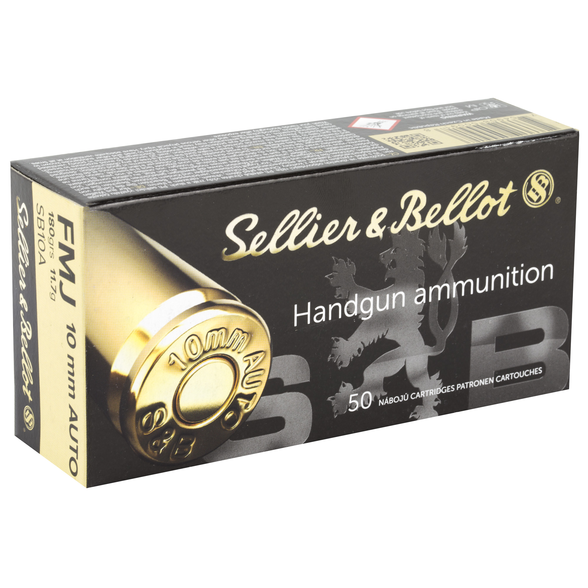 Sellier & Bellot Pistol 10mm 180gr Full Metal Jacket – 1000rd