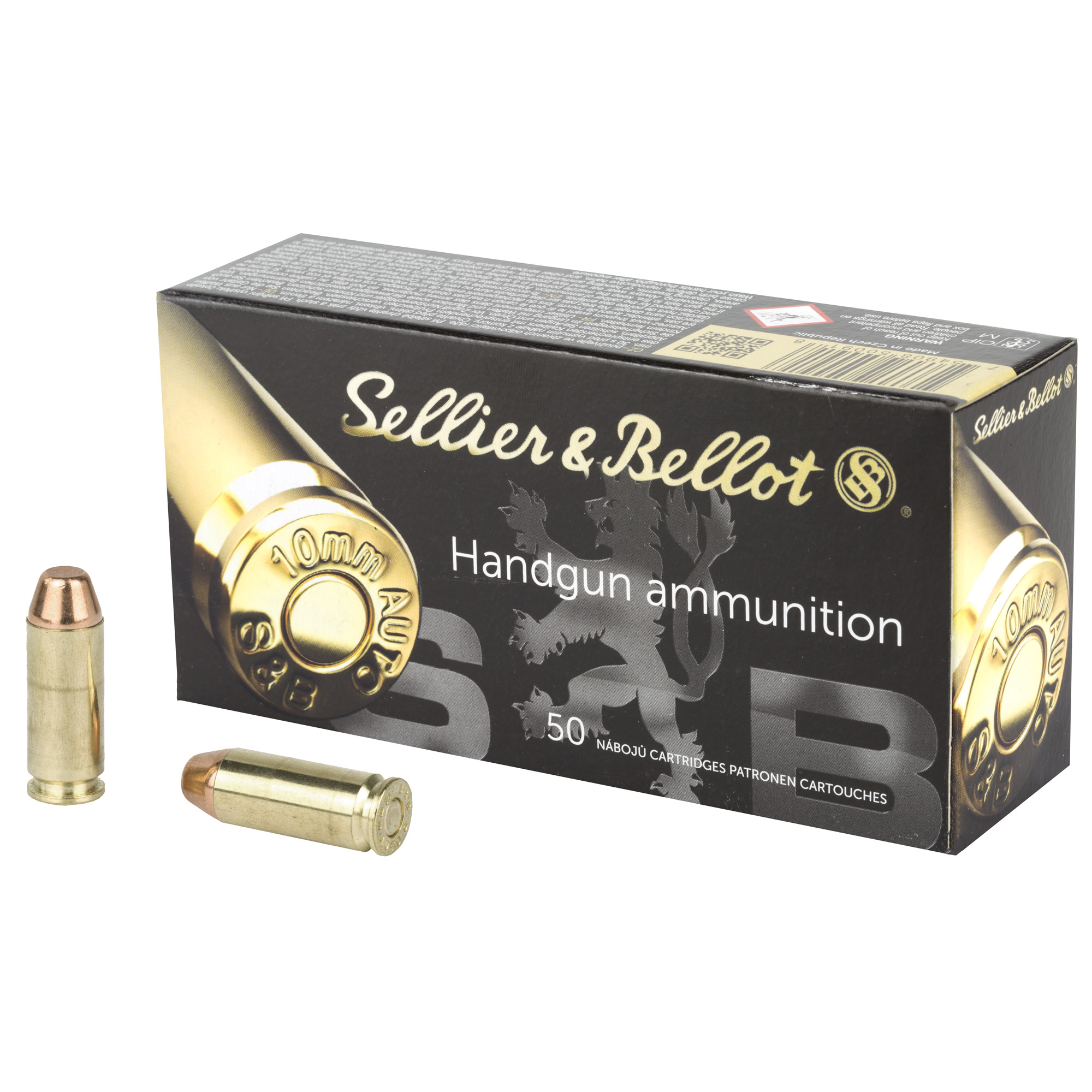 Sellier & Bellot Pistol 10mm 180gr Full Metal Jacket – 50rd