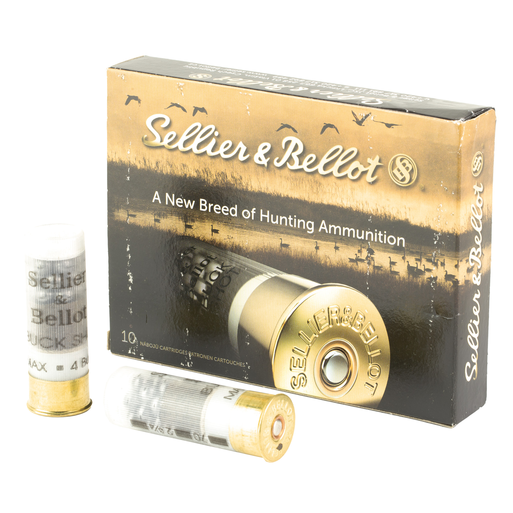 Sellier & Bellot Shotshell 12 Gauge 2.75″ Buckshot – 10rd