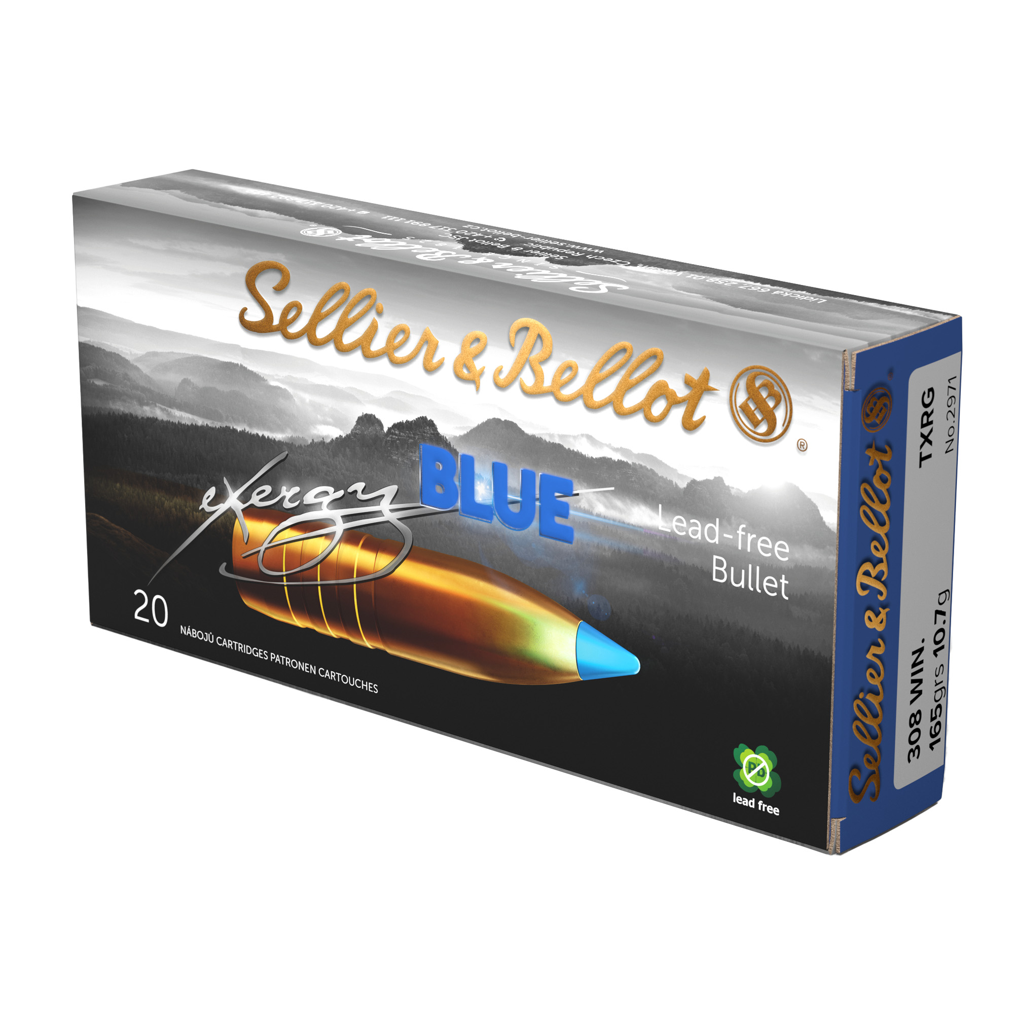 Sellier & Bellot Rifle 308 Winchester 165gr Boat Tail – 20rd