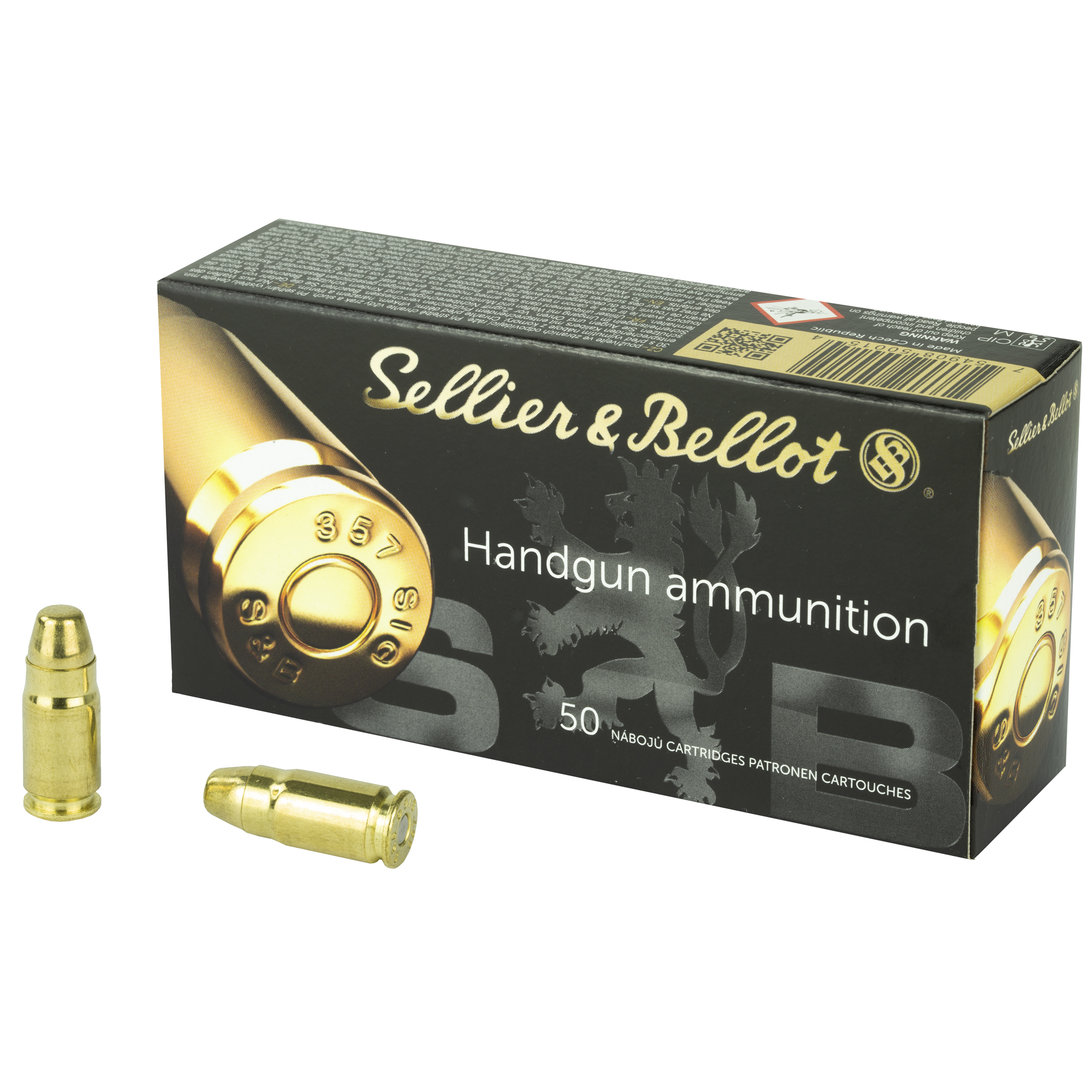 Sellier & Bellot Pistol 357 Sig 140gr Full Metal Jacket – 50rd