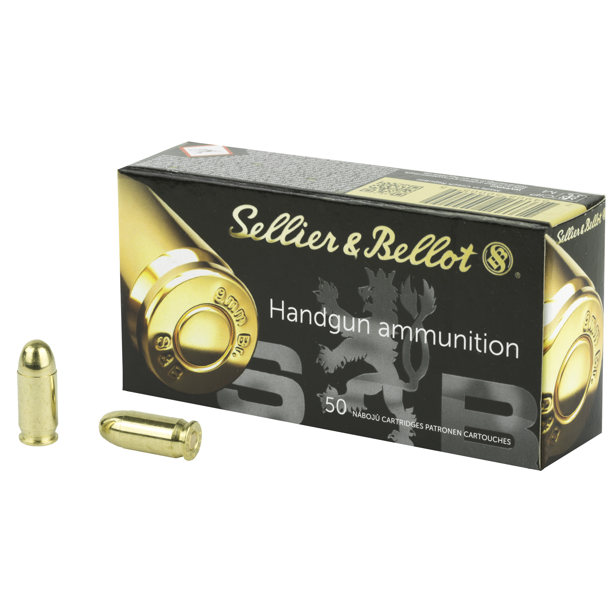 Sellier & Bellot Pistol 380 ACP 92gr Full Metal Jacket – 50rd