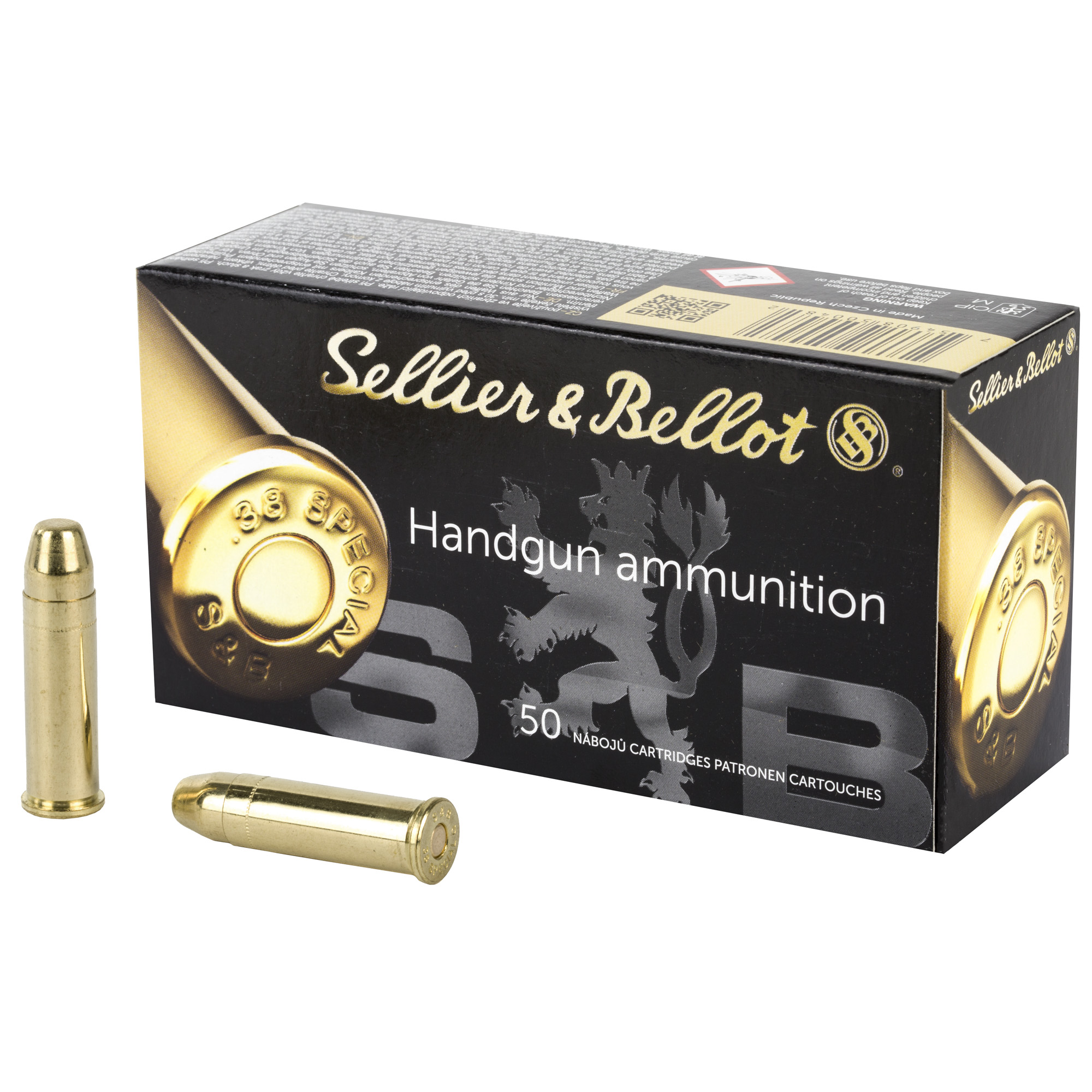 Sellier & Bellot Pistol 38 Special 158gr Full Metal Jacket – 50rd