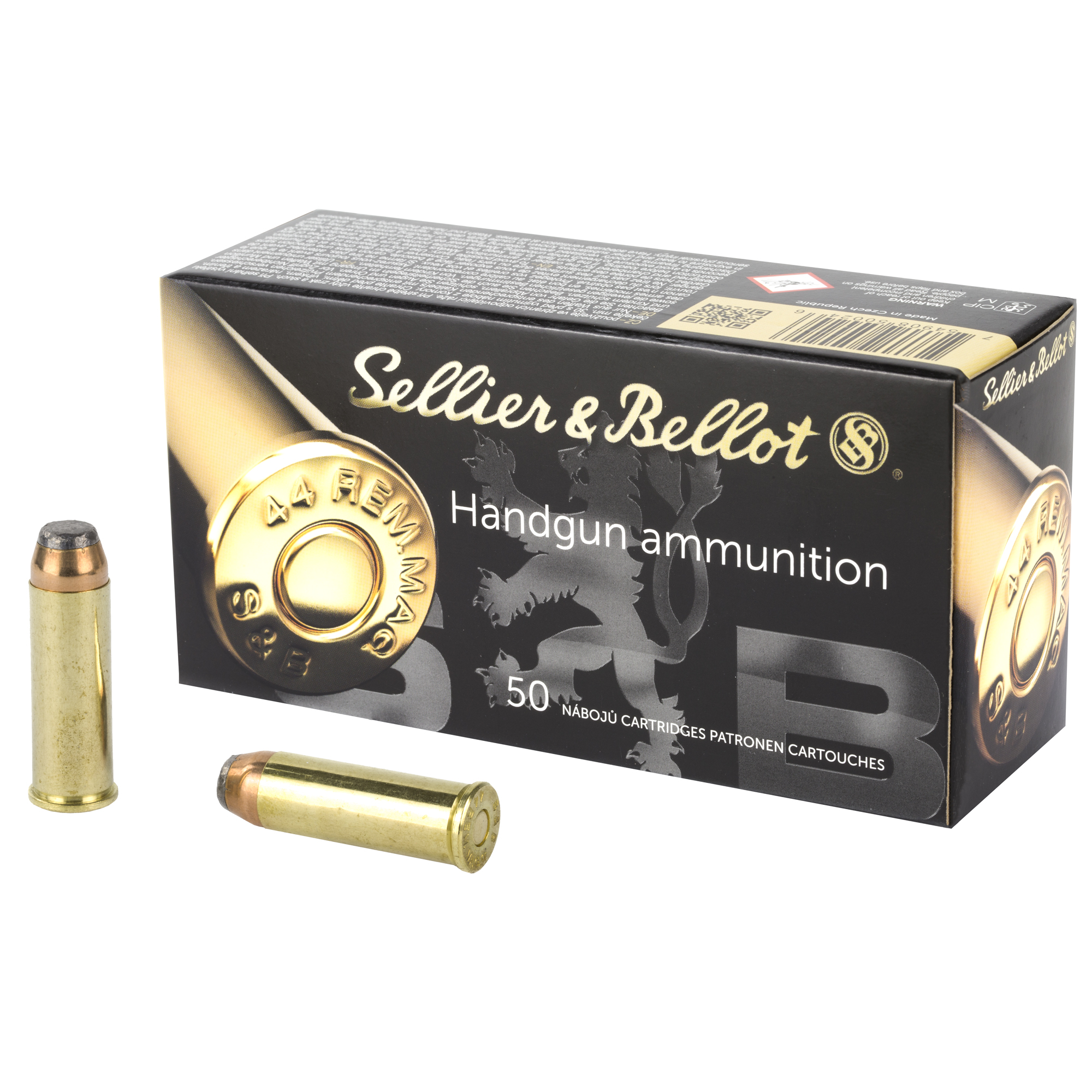 Sellier & Bellot Pistol 44 Magnum 240gr Soft Point – 50rd