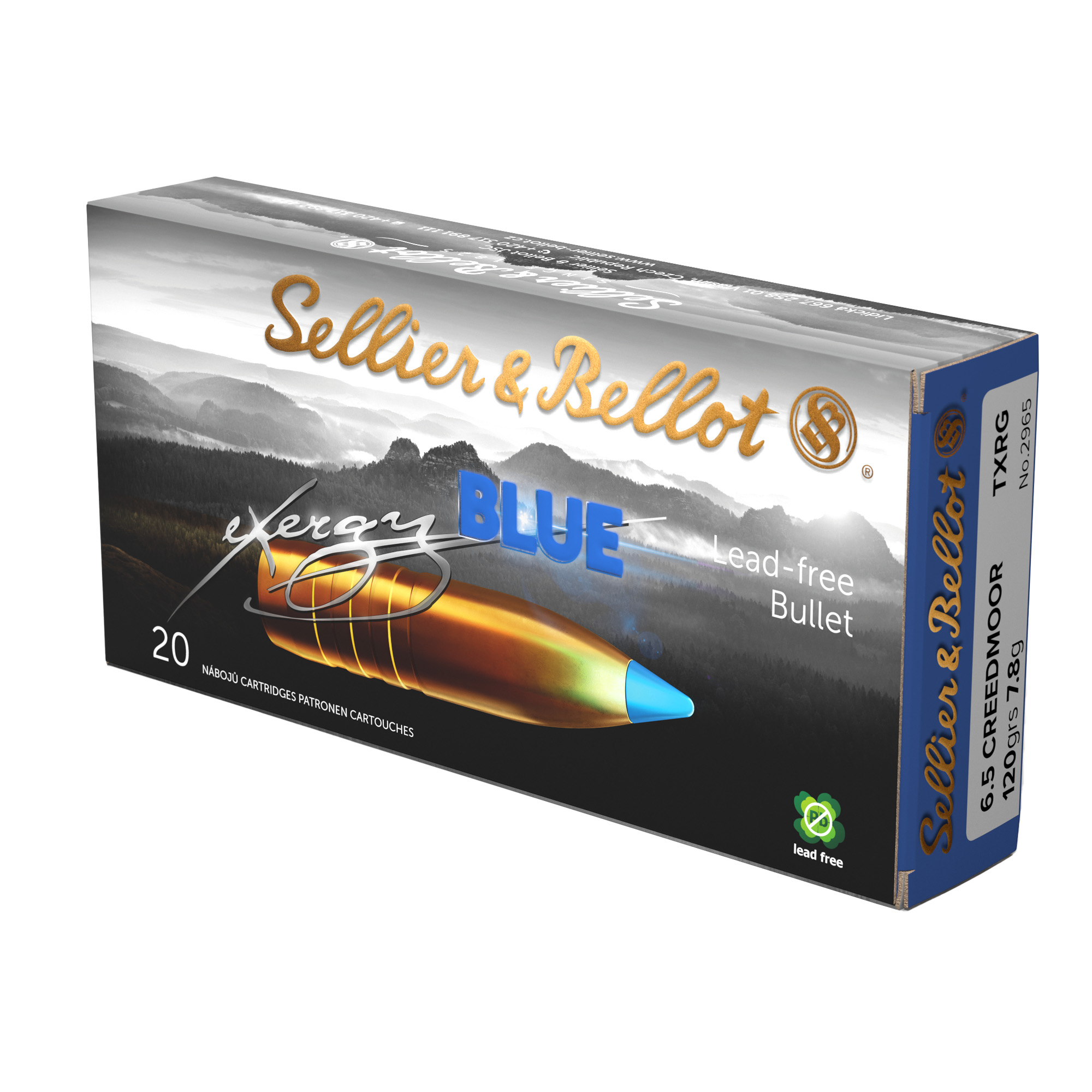 Sellier & Bellot Rifle 6.5 Creedmoor 120gr Boat Tail – 20rd