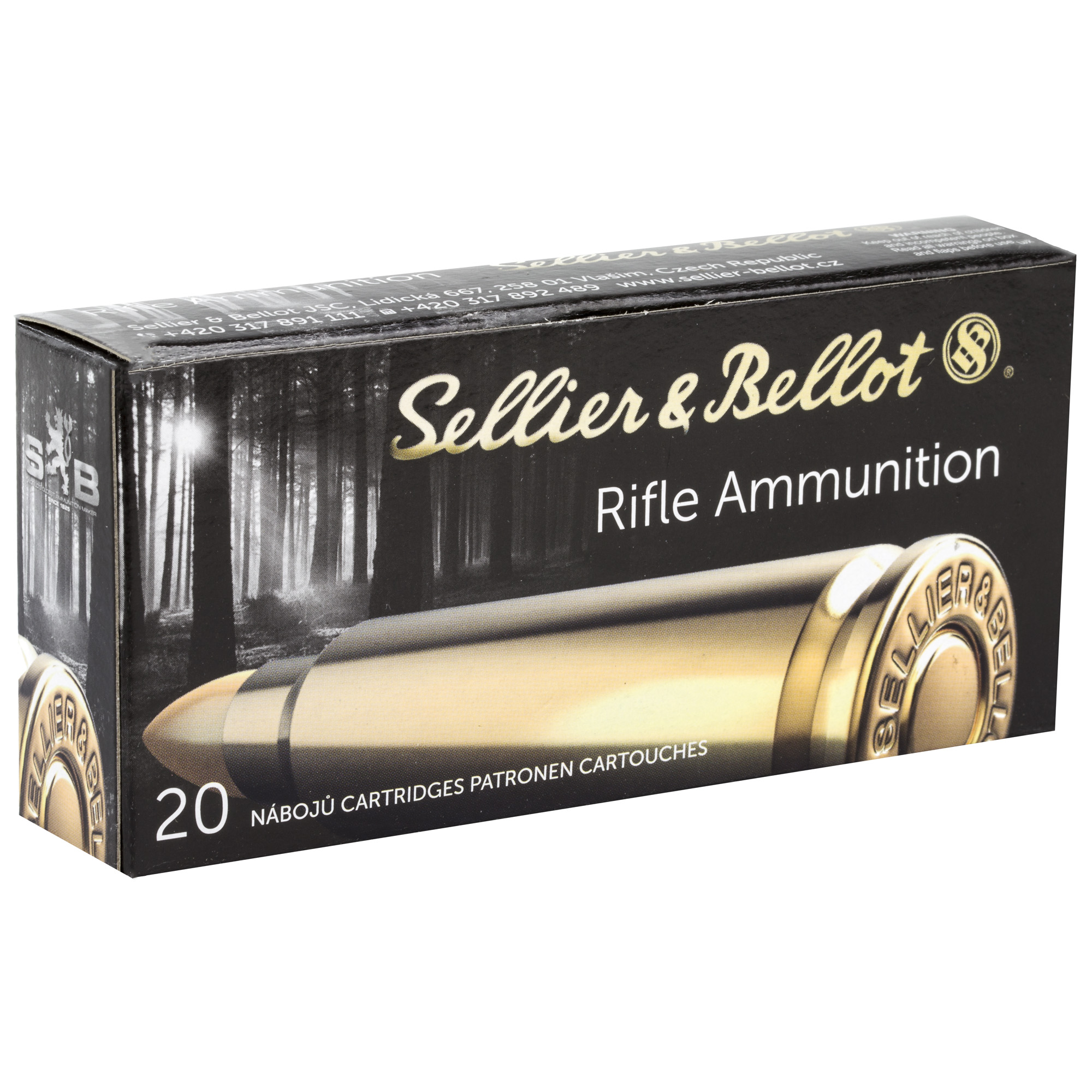 Sellier & Bellot Rifle 7.62×39 124gr Full Metal Jacket – 600rd