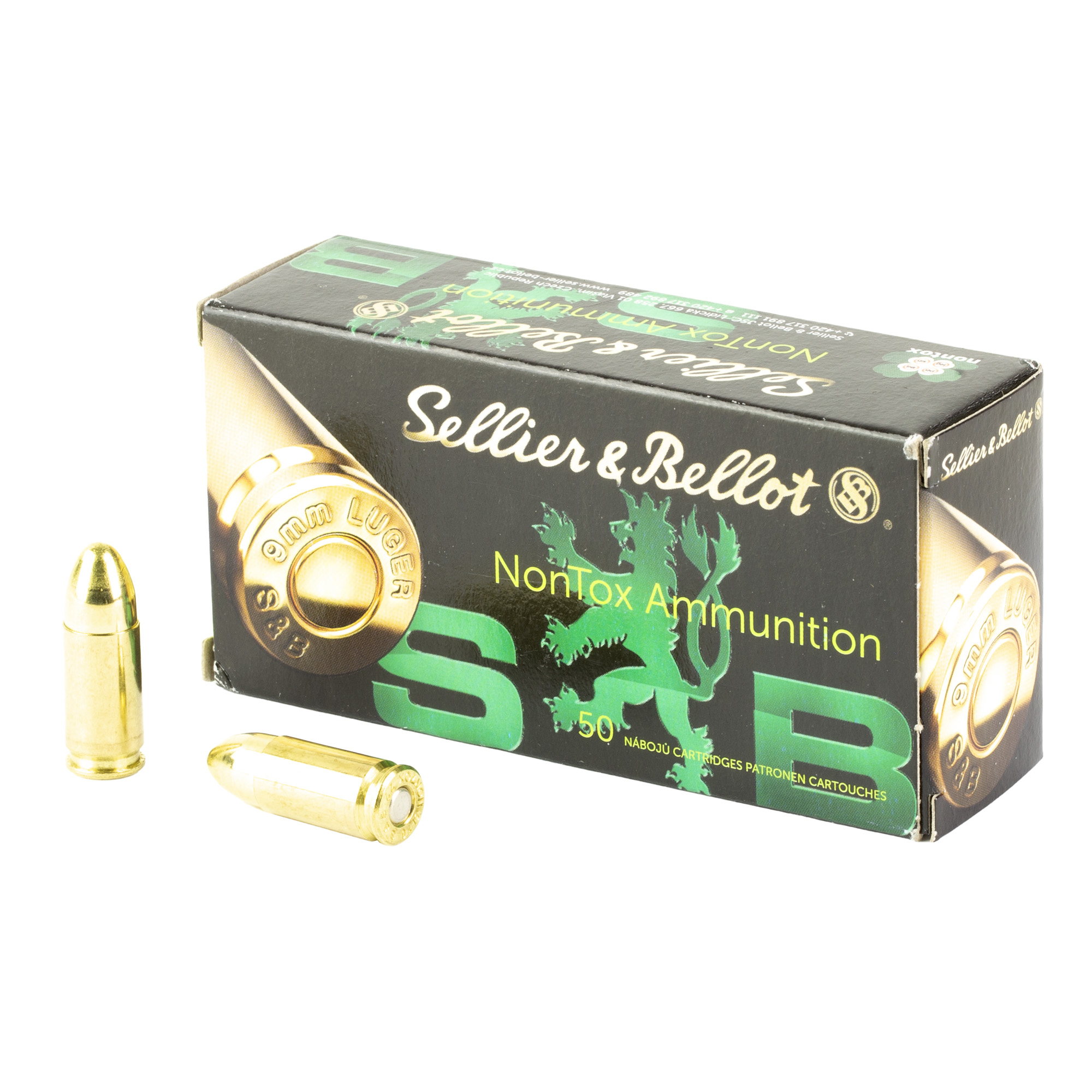 Sellier & Bellot Pistol 9mm 124gr Full Metal Jacket – 50rd