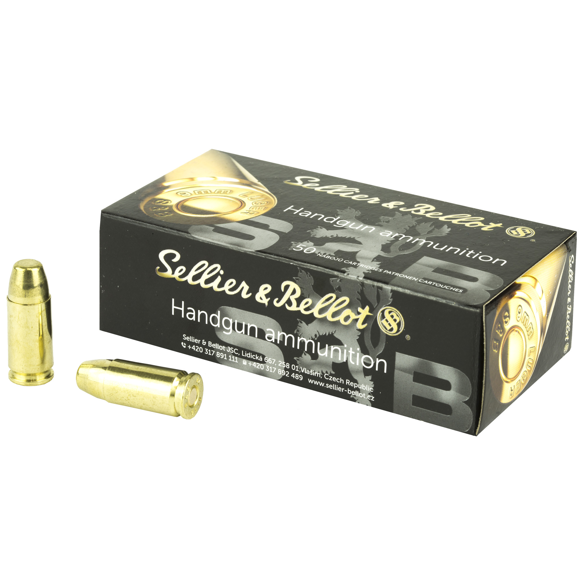 Sellier & Bellot Pistol 9mm 150gr Full Metal Jacket – 50rd