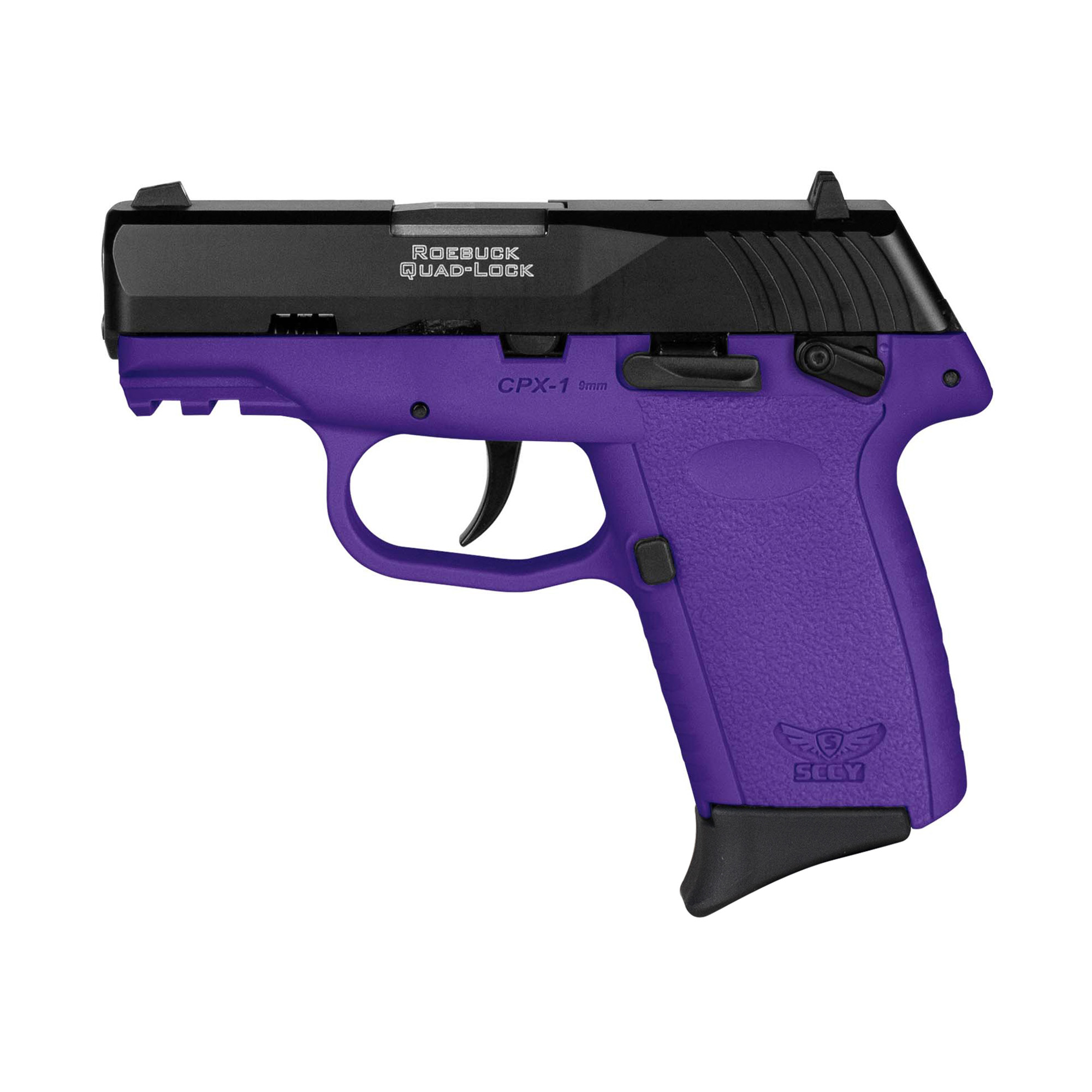 SCCY CPX-1 Gen3 Double Action Only 3.1″ 9mm 10rd 3 Dot – Purple, Black