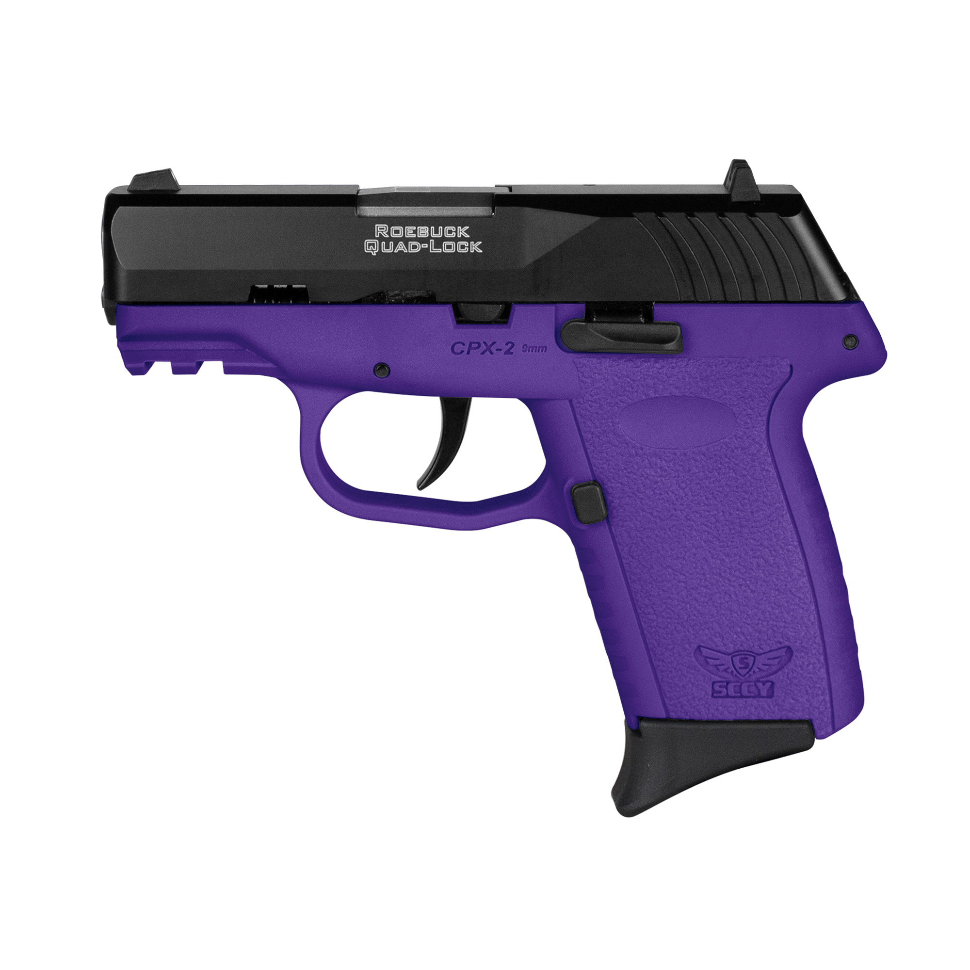 SCCY CPX-2 Gen3 Double Action Only 3.1″ 9mm 10rd 3 Dot – Purple, Black