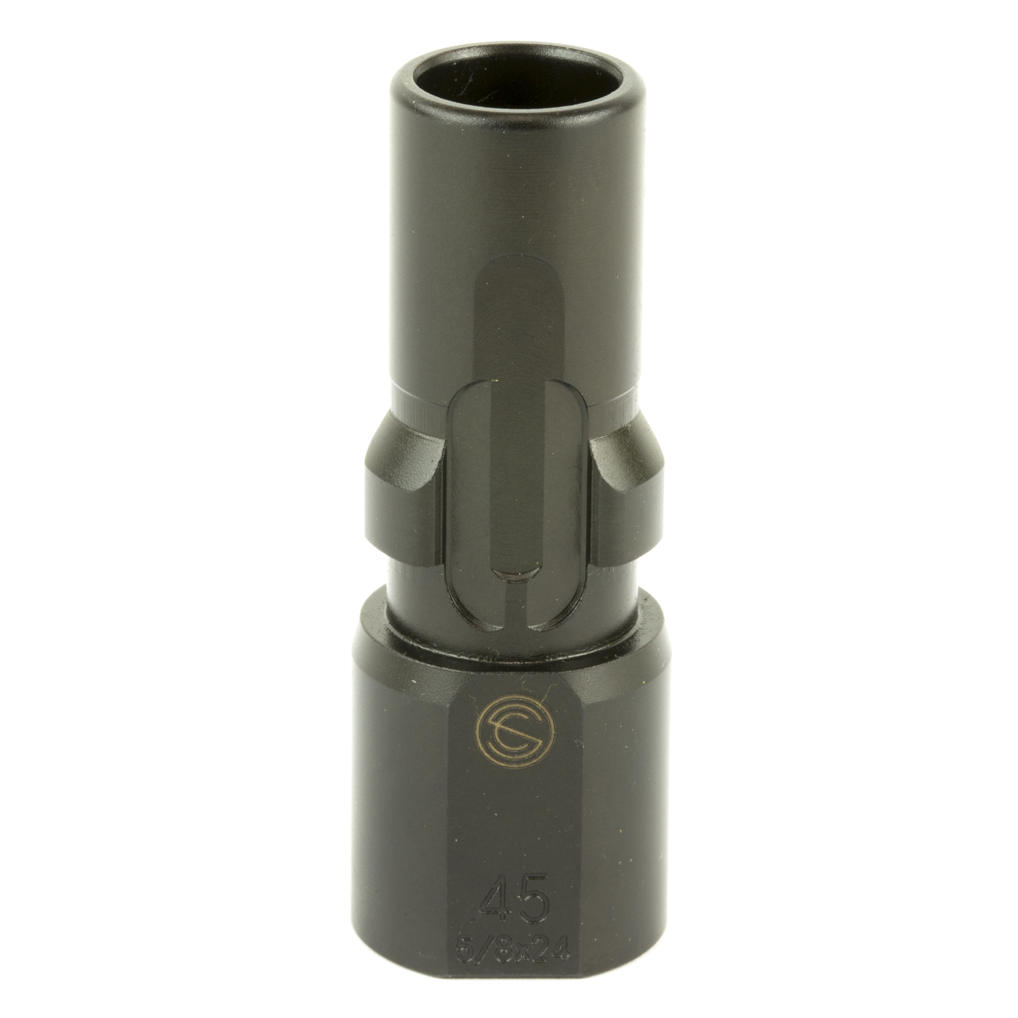 SilencerCo 3-Lug Muzzle Device – 5/8×24 45 ACP