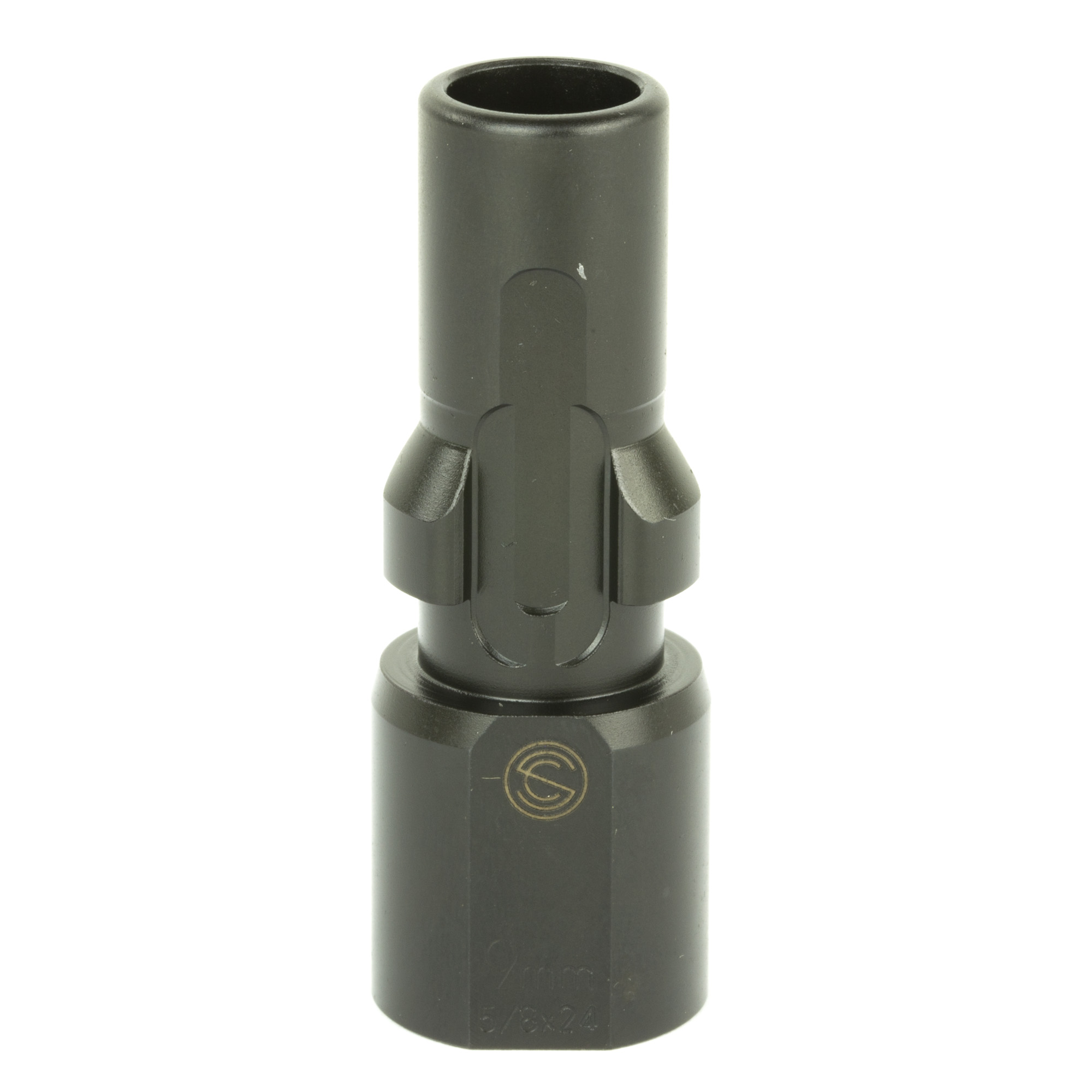 SilencerCo 3-Lug Muzzle Device – 5/8×24 9mm