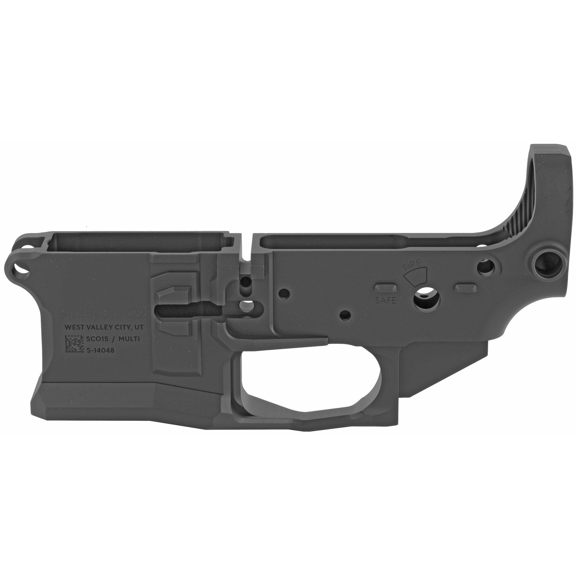 SilencerCo SCO15 Stripped Lower Receiver Multi – Black