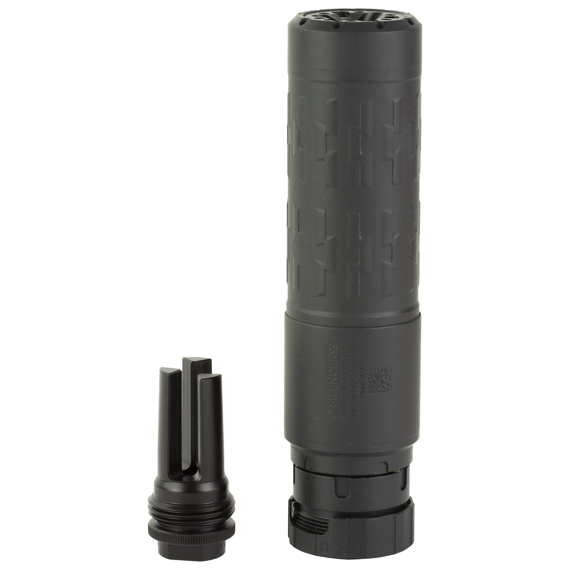 SilencerCo Velos Suppressor 5.56 NATO Stainless Steel – Black