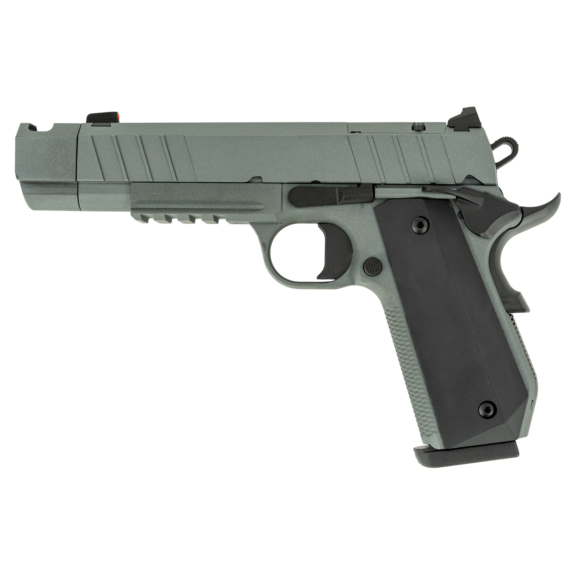 Tisas Nightstalker SF-C 1911 4.25″ 45 ACP 8rd Night Sight Front Only – Gray