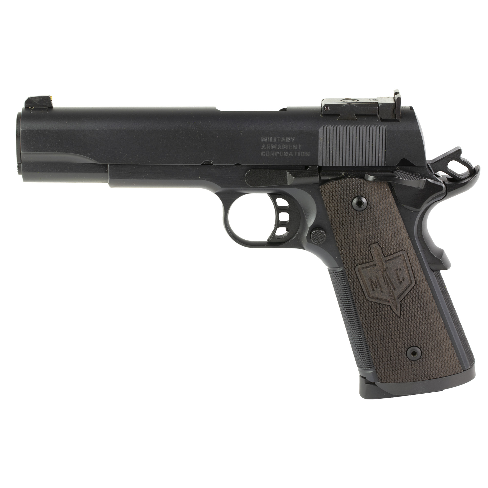 Military Arms Corporation MAC 1911 JSOC 5″ 45 ACP 8rd Adjustable Black Blade Rear & Ramped Front Sight – Black