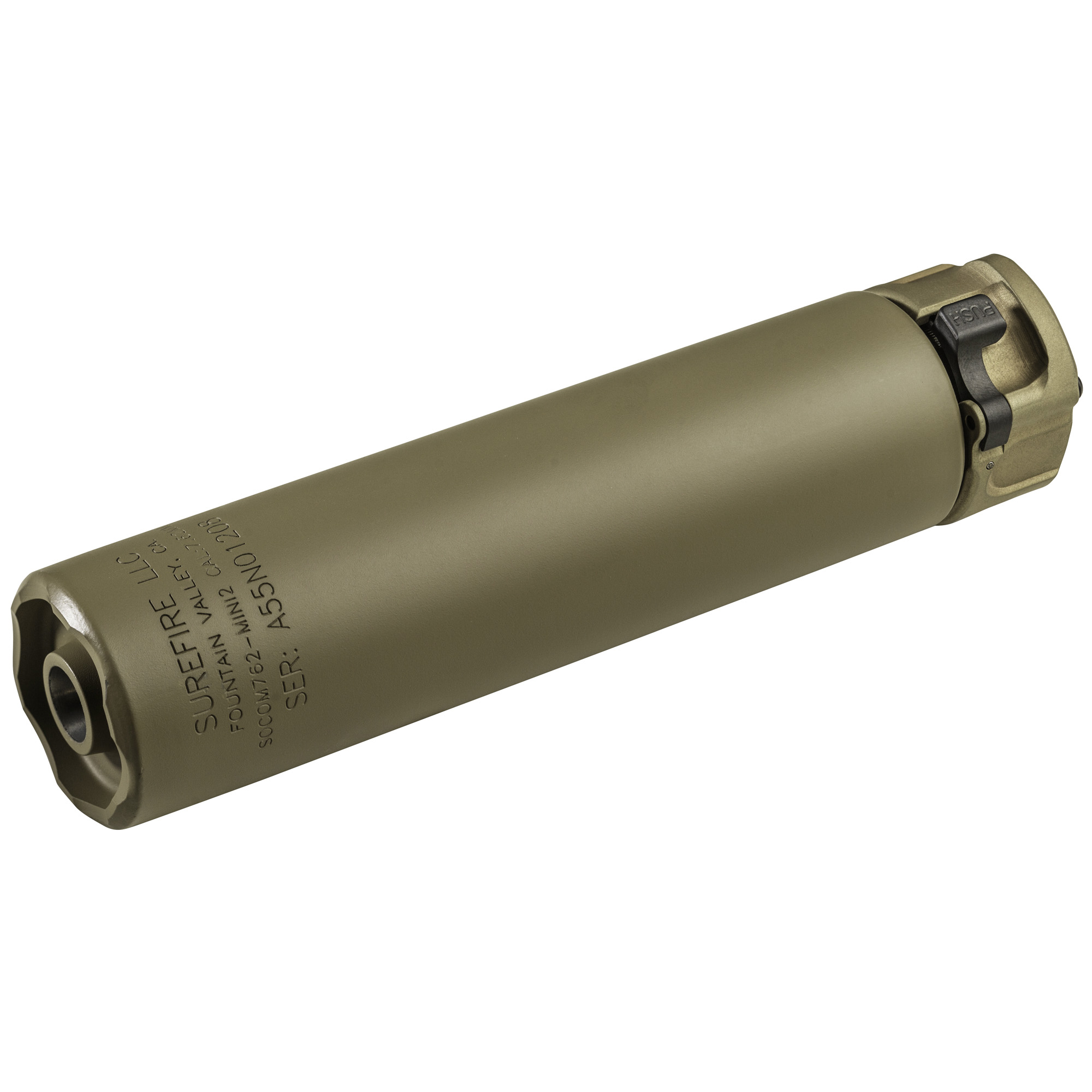 Surefire 2nd Gen SOCOM Mini Suppressor 7.62mm Steel – Flat Dark Earth