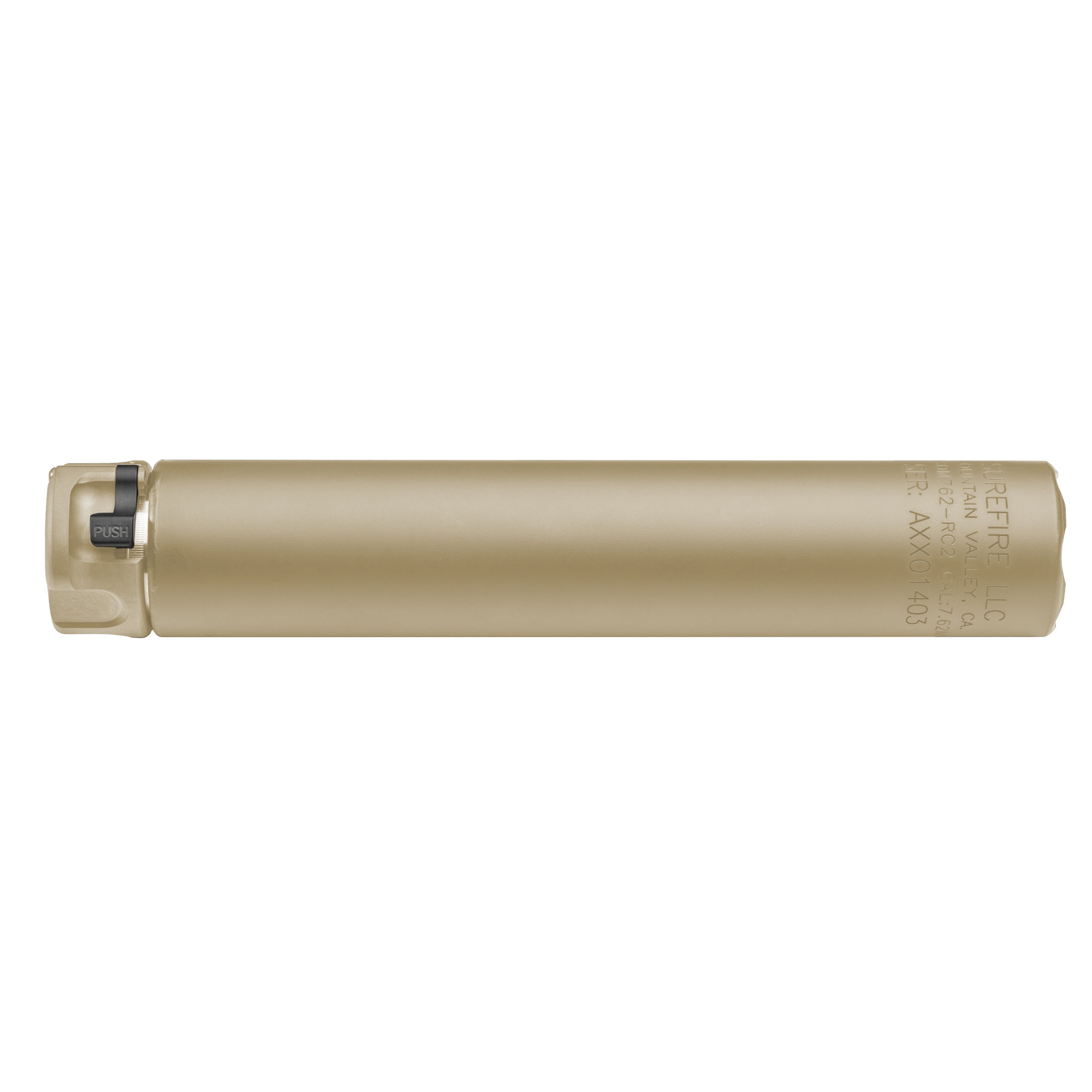 Surefire 2nd Gen SOCOM RC2 Suppressor 7.62mm Inconel – Desert Tan