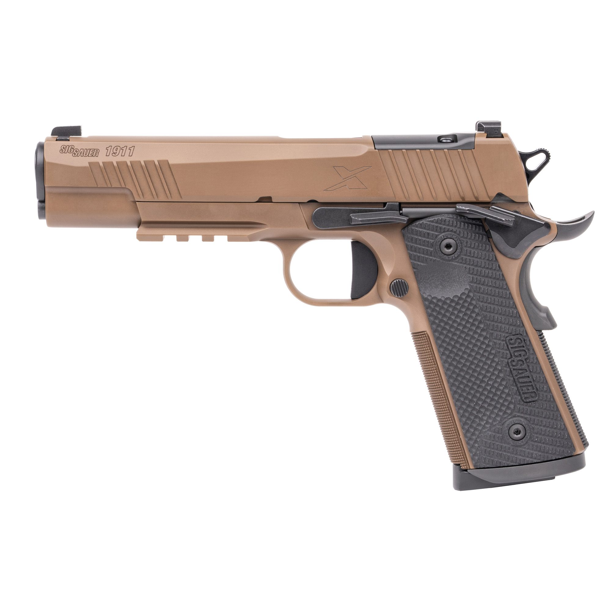 Sig Sauer 1911 X Series 5″ 45 ACP 8rd Night Sights – Coyote