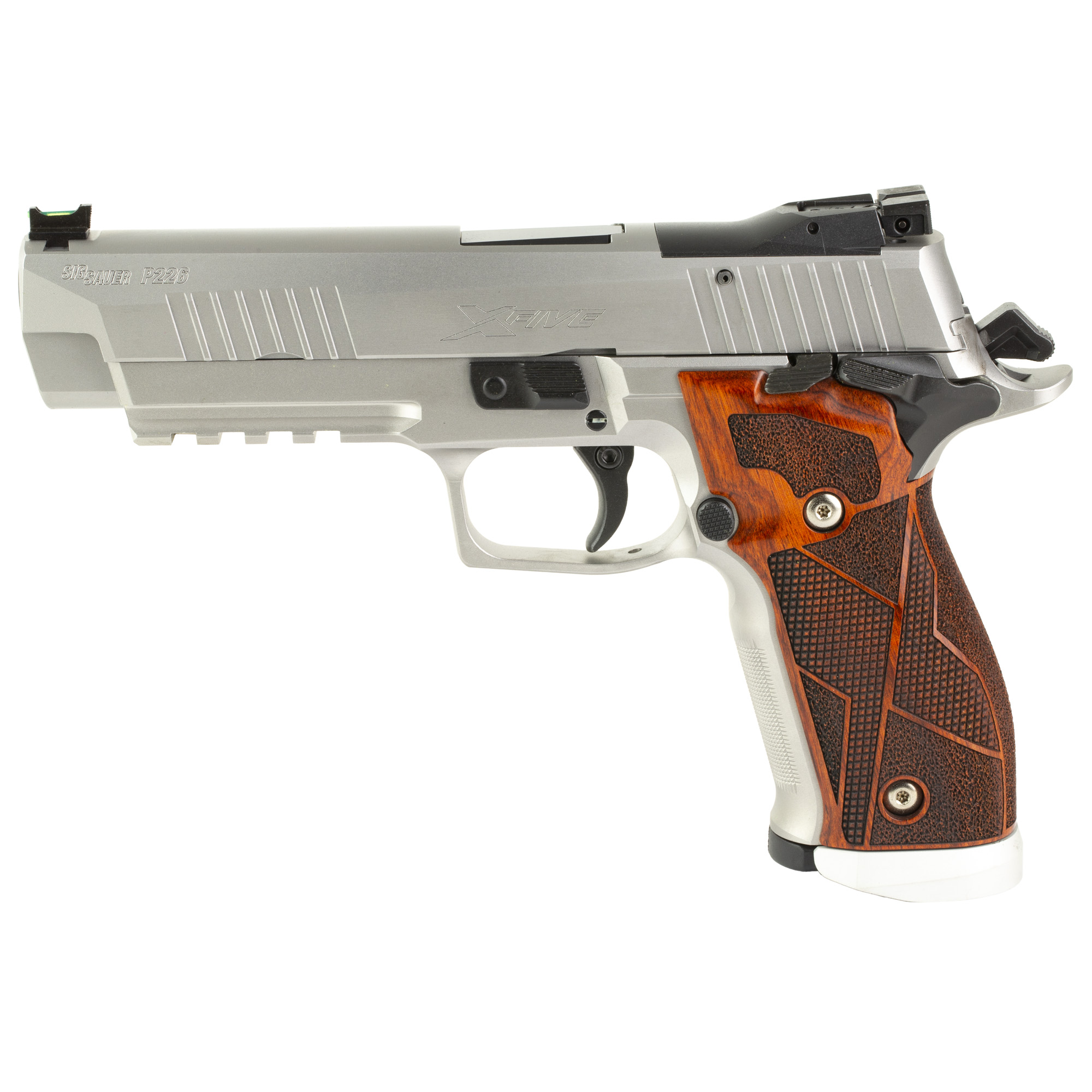 Sig Sauer P226 XFive Classic Single Action Only 5″ 9mm 10rd Adjustable Sights – Silver