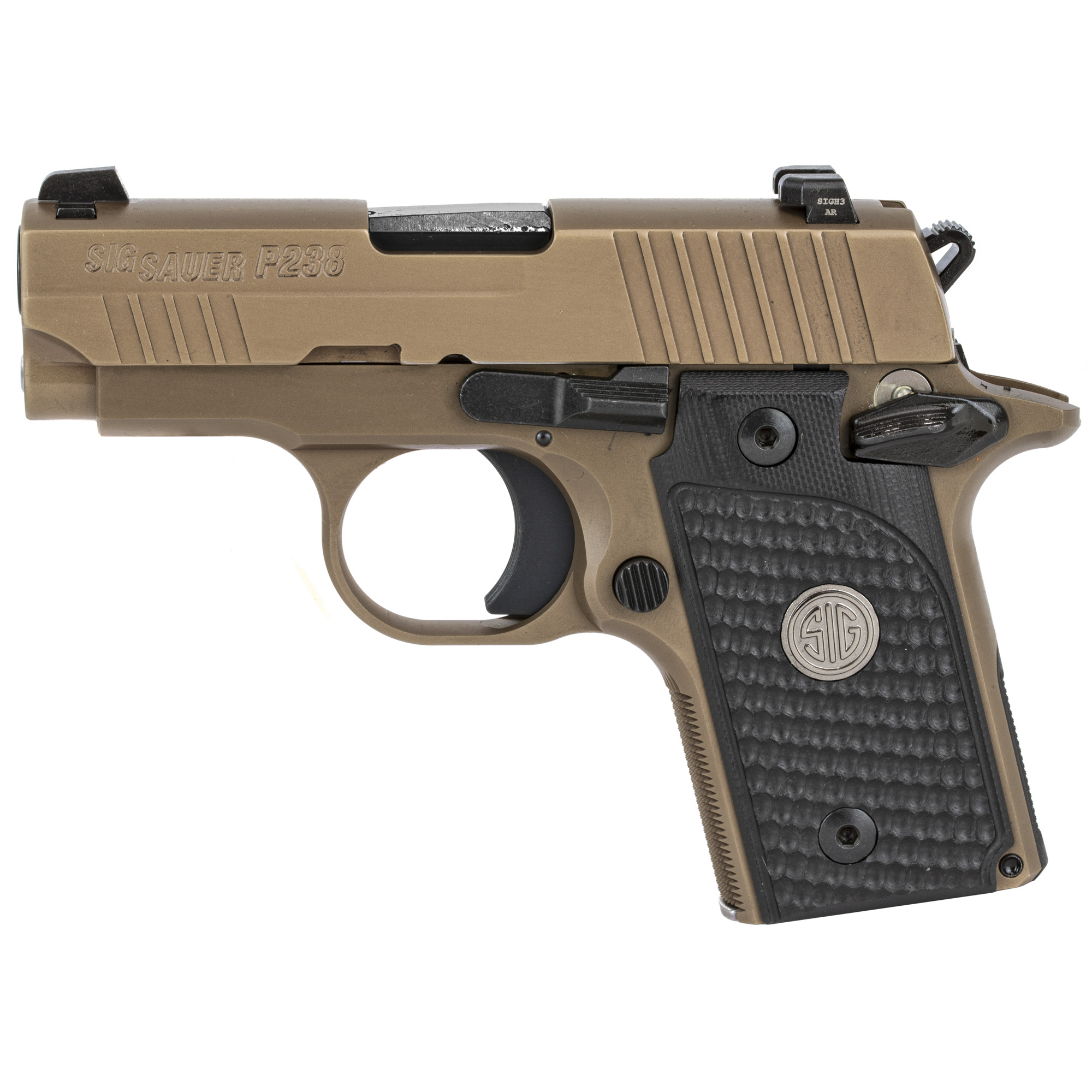 Sig Sauer P238 Emperor Scorpion Single Action Only 2.7″ 380 ACP 7rd Night Sights – Flat Dark Earth