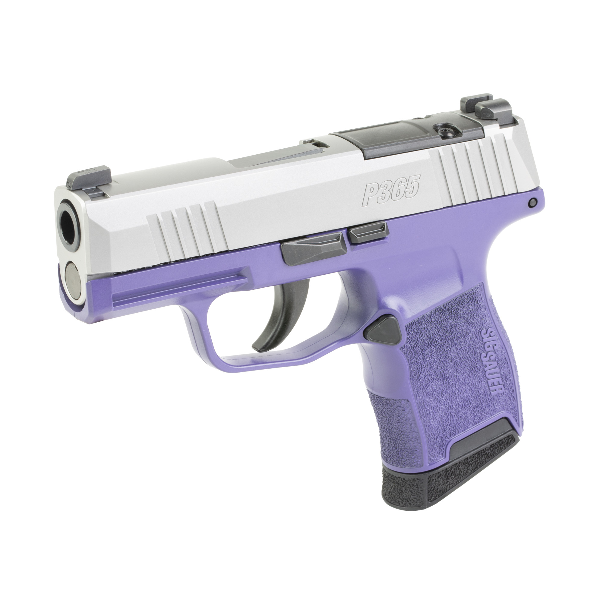 Sig Sauer P365 Purple Rain Striker Fired 3.1" 9MM 10 Rounds Night Sights - -img-2