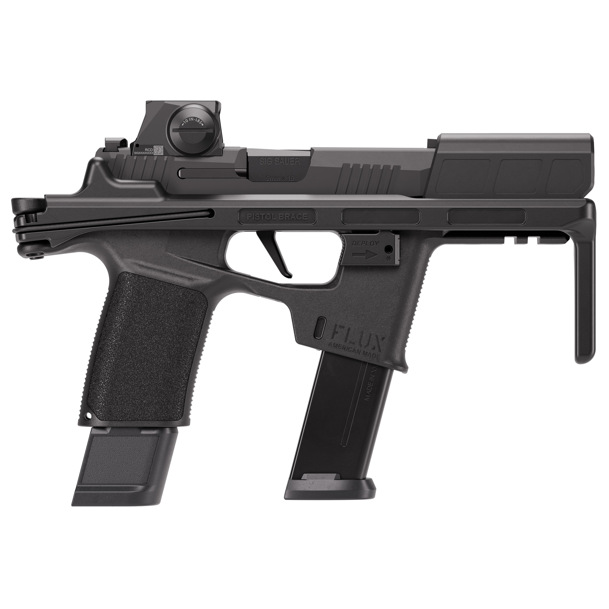 Sig Sauer P365 FLUX Striker Fired 6" 9MM 25 Rounds - Black-img-1