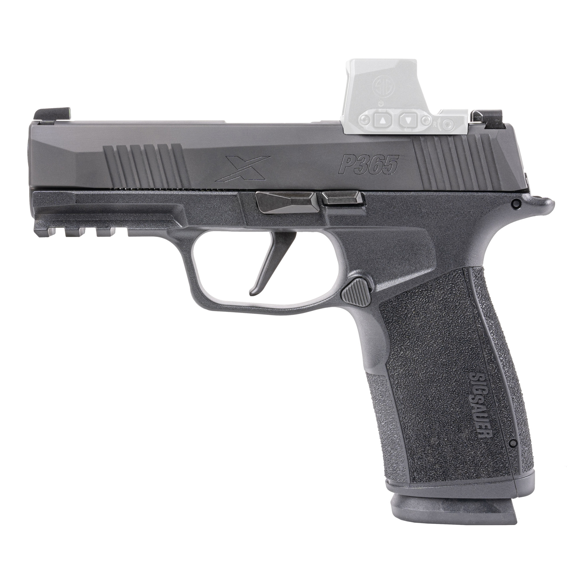 Sig Sauer P365 XMacro Striker Fired 3.7″ 9mm 10rd Night Sights – Black