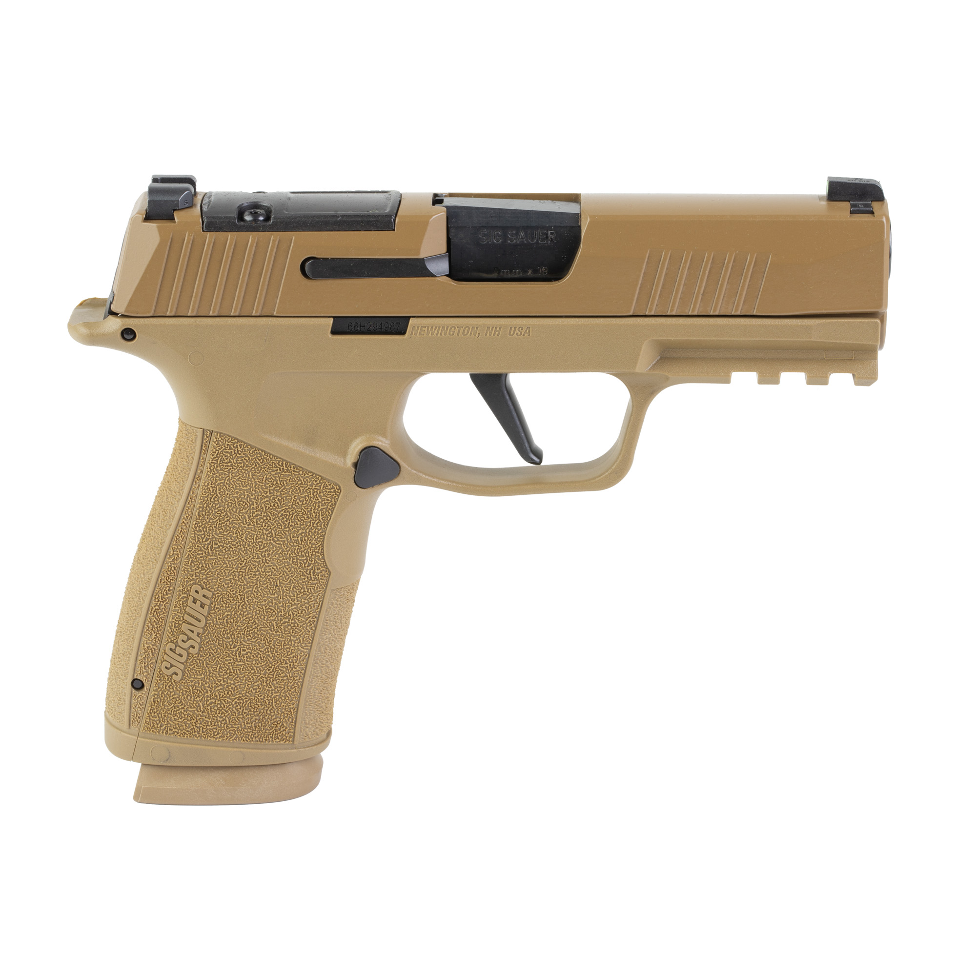 Sig Sauer P365 XMACRO Striker Fired 3.7" 9MM 17 Rounds Night Sights - Coyot-img-1