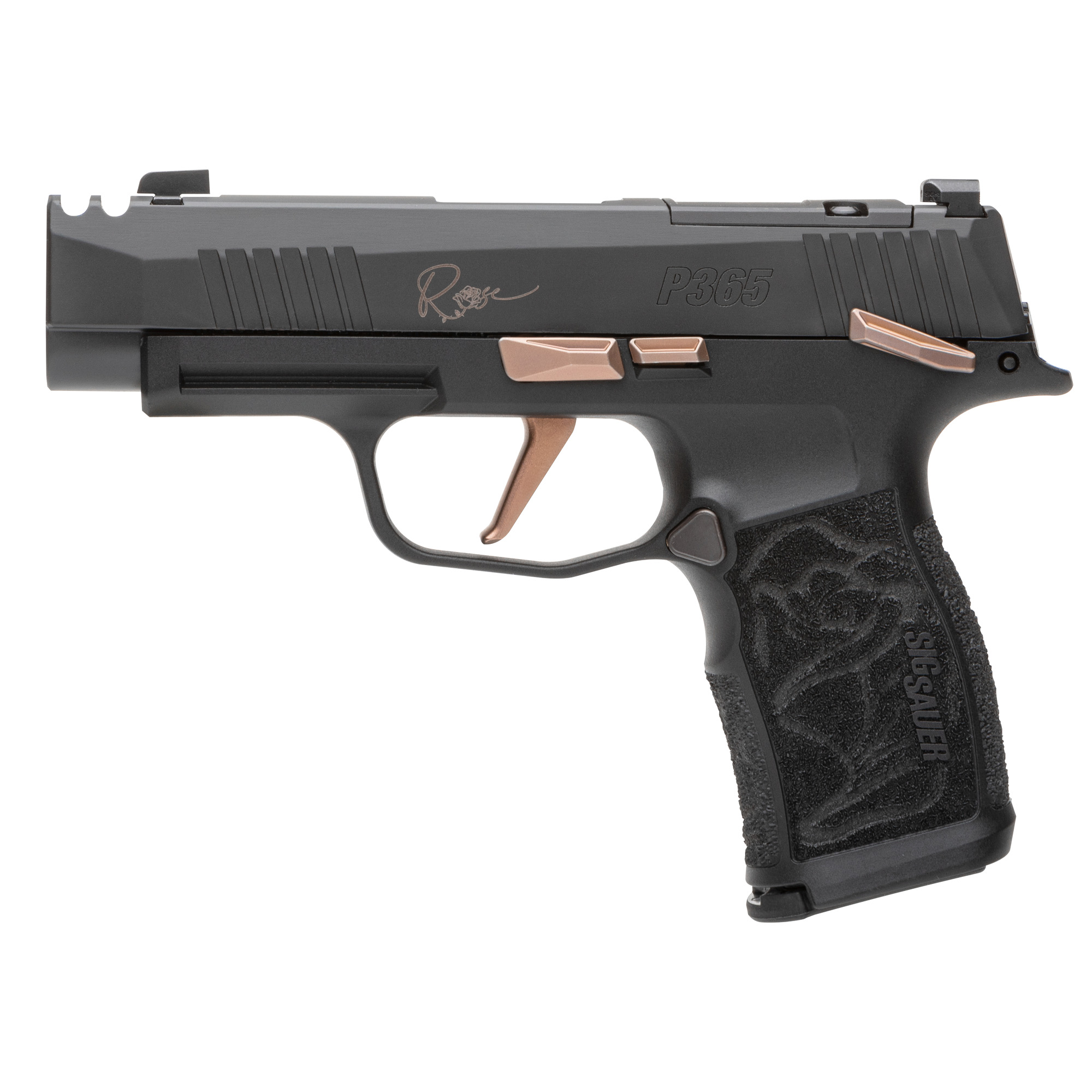 Sig Sauer P365 XL Rose Striker Fired 3.7″ 9mm 10rd Night Sights – Black