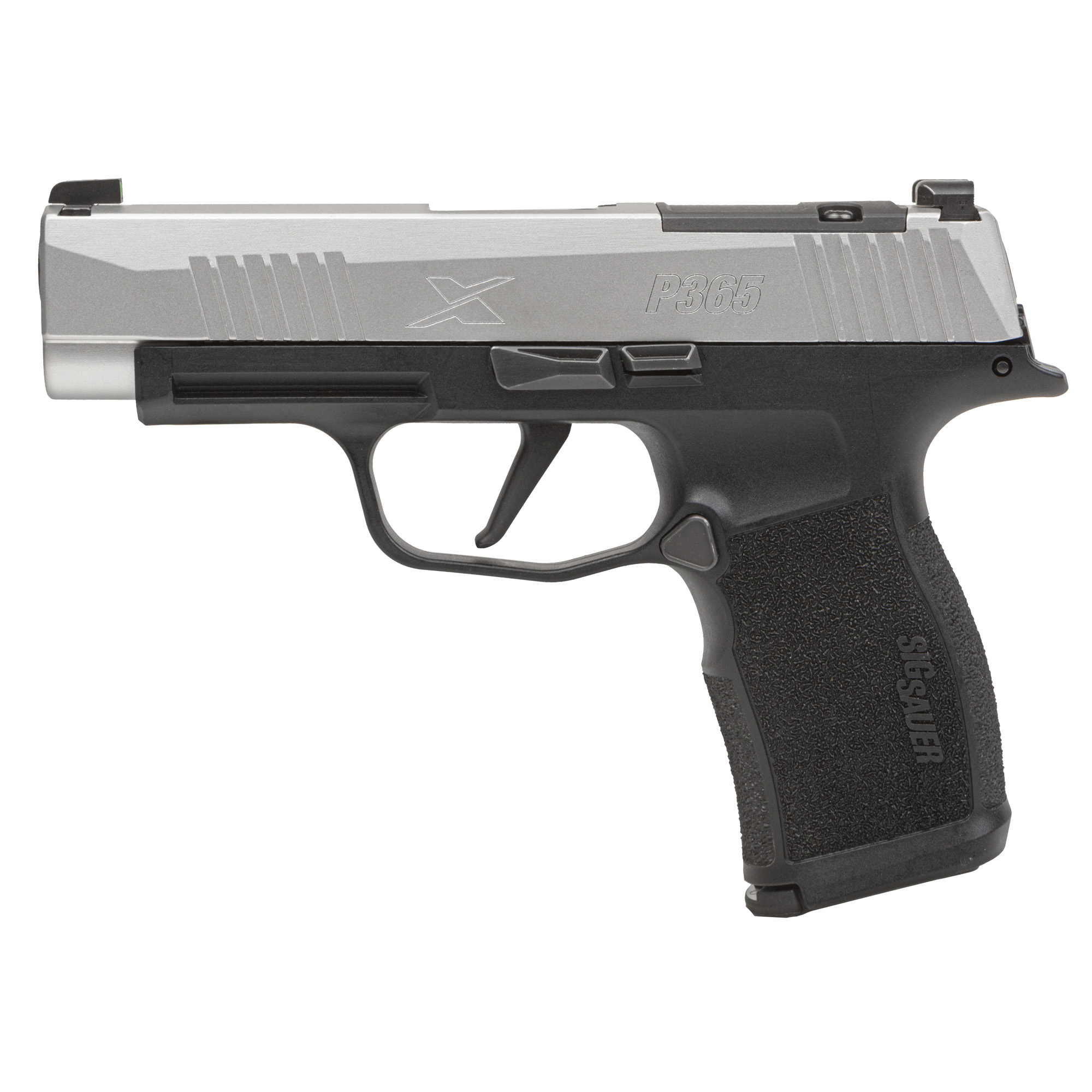 Sig Sauer P365XL Striker Fired 3.7″ 9mm 12rd Night Sights – Black, Silver