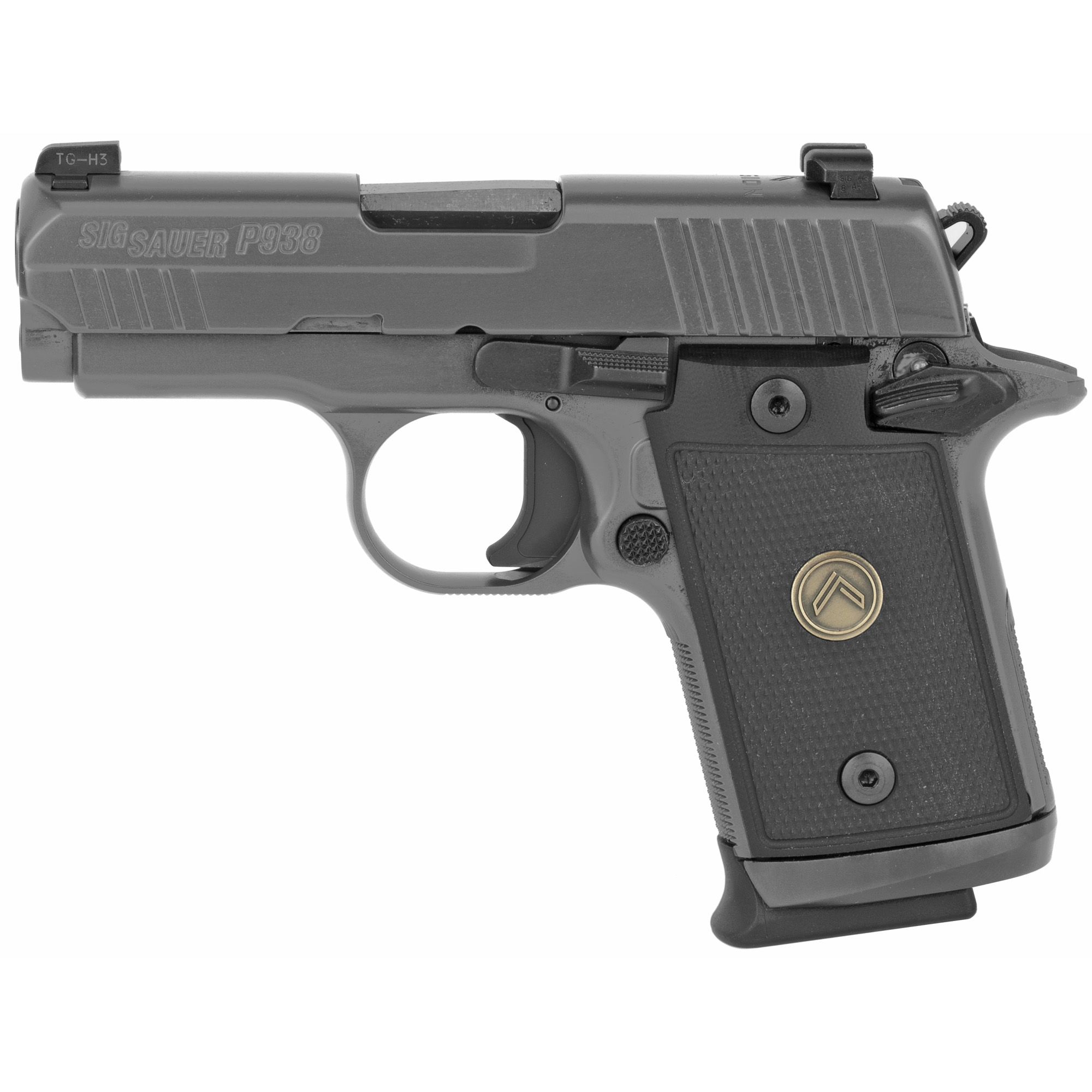 Sig Sauer P938 Legion Single Action Only 3″ 9mm 7rd Night Sights – Legion Gray