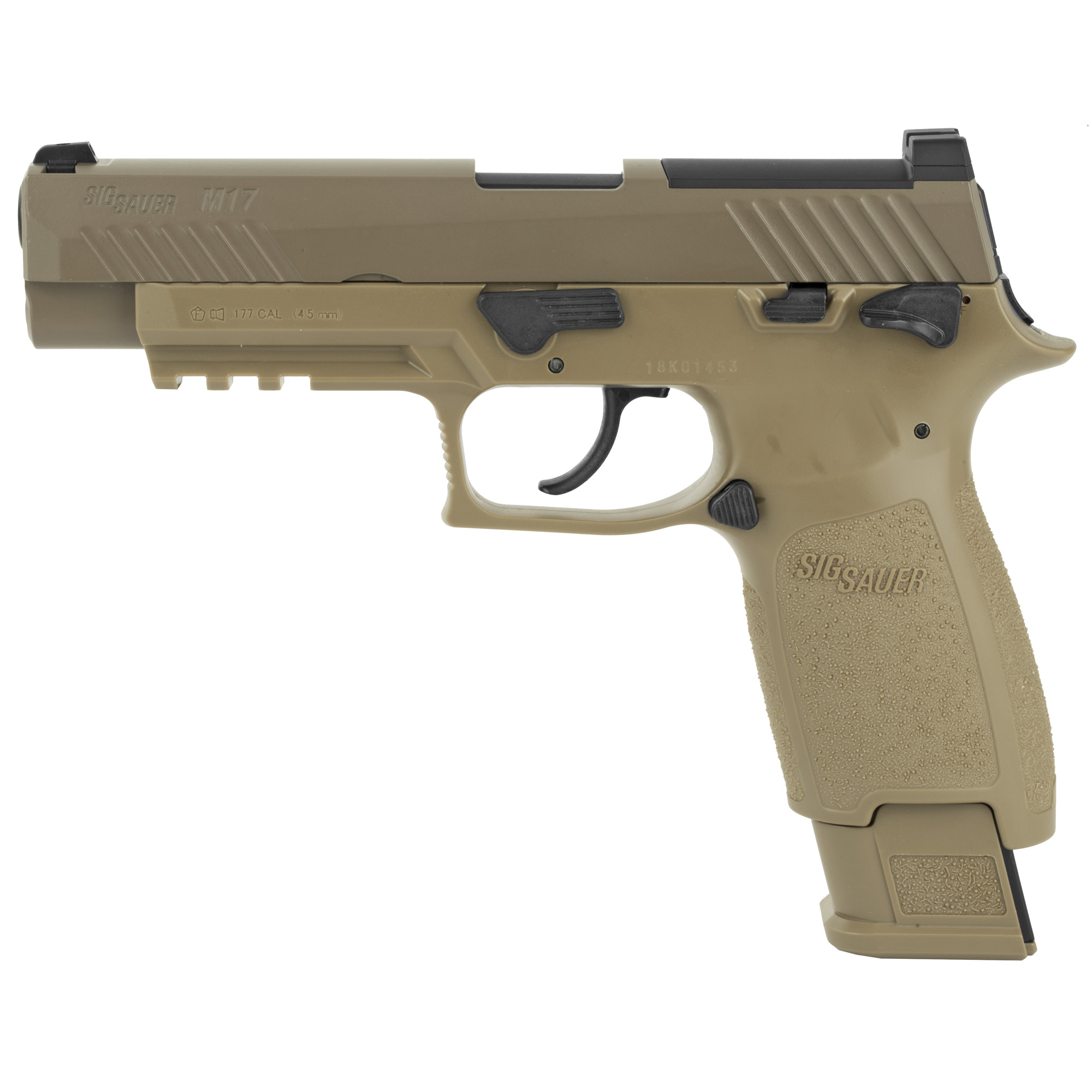 Sig Sauer M17 Airgun .177 Pellet CO2 Pistol 20rd 430FPS – Coyote