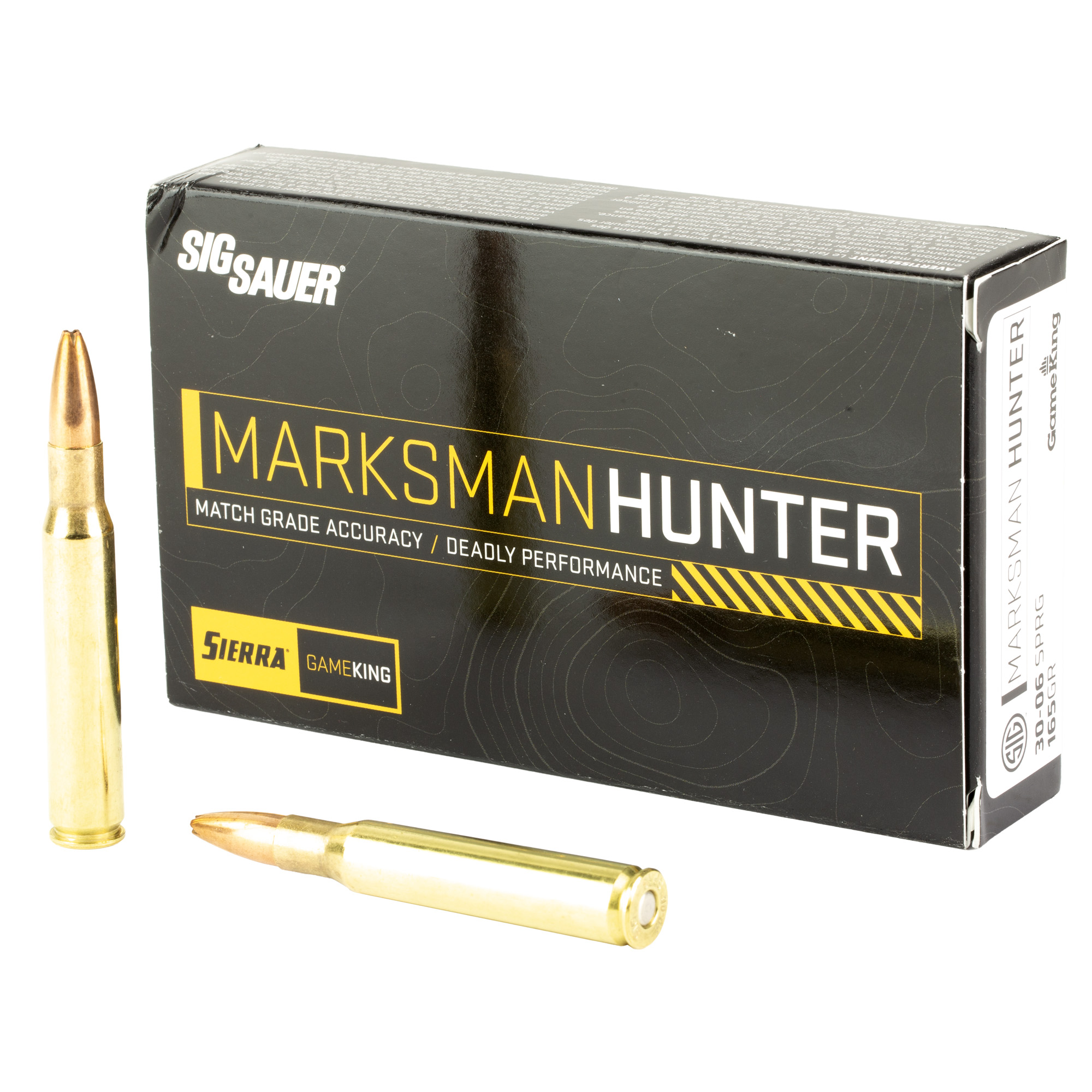 Sig Sauer Marksman Hunter Gameking 30-06 Springfield 165gr Boat Tail Hollow Point – 20rd