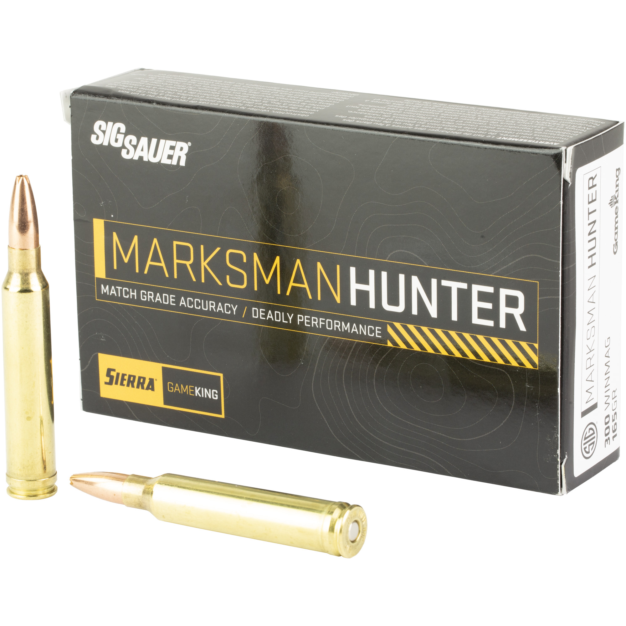 Sig Sauer Marksman Hunter Gameking 300 Winchester Magnum 165gr Boat Tail Hollow Point – 20rd